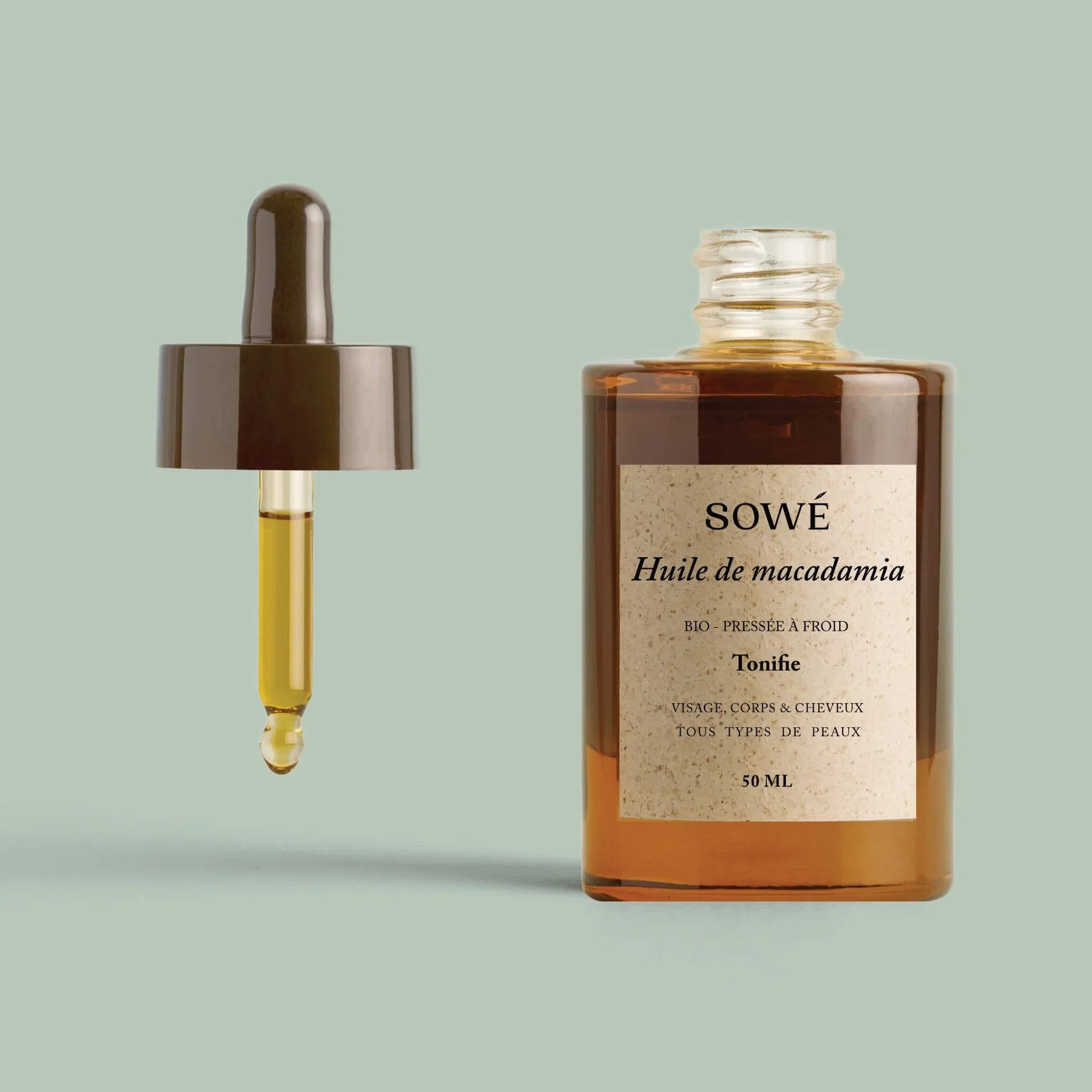 SOWÉ Organic Macadamia Oil 50ml