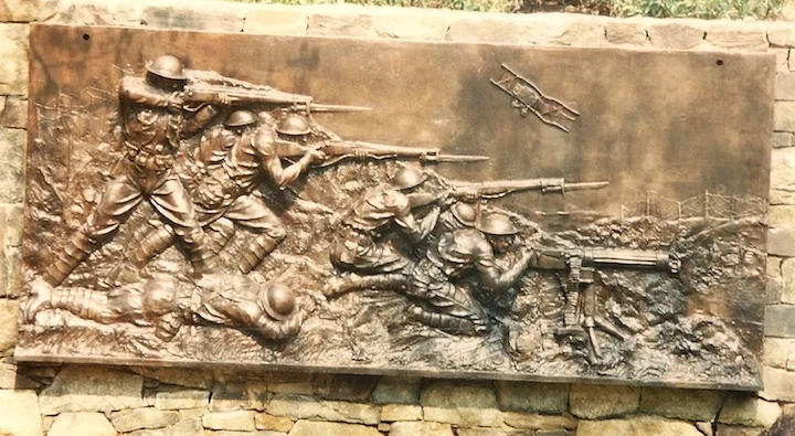 Felix de Weldon - WWI Bronze Relief
