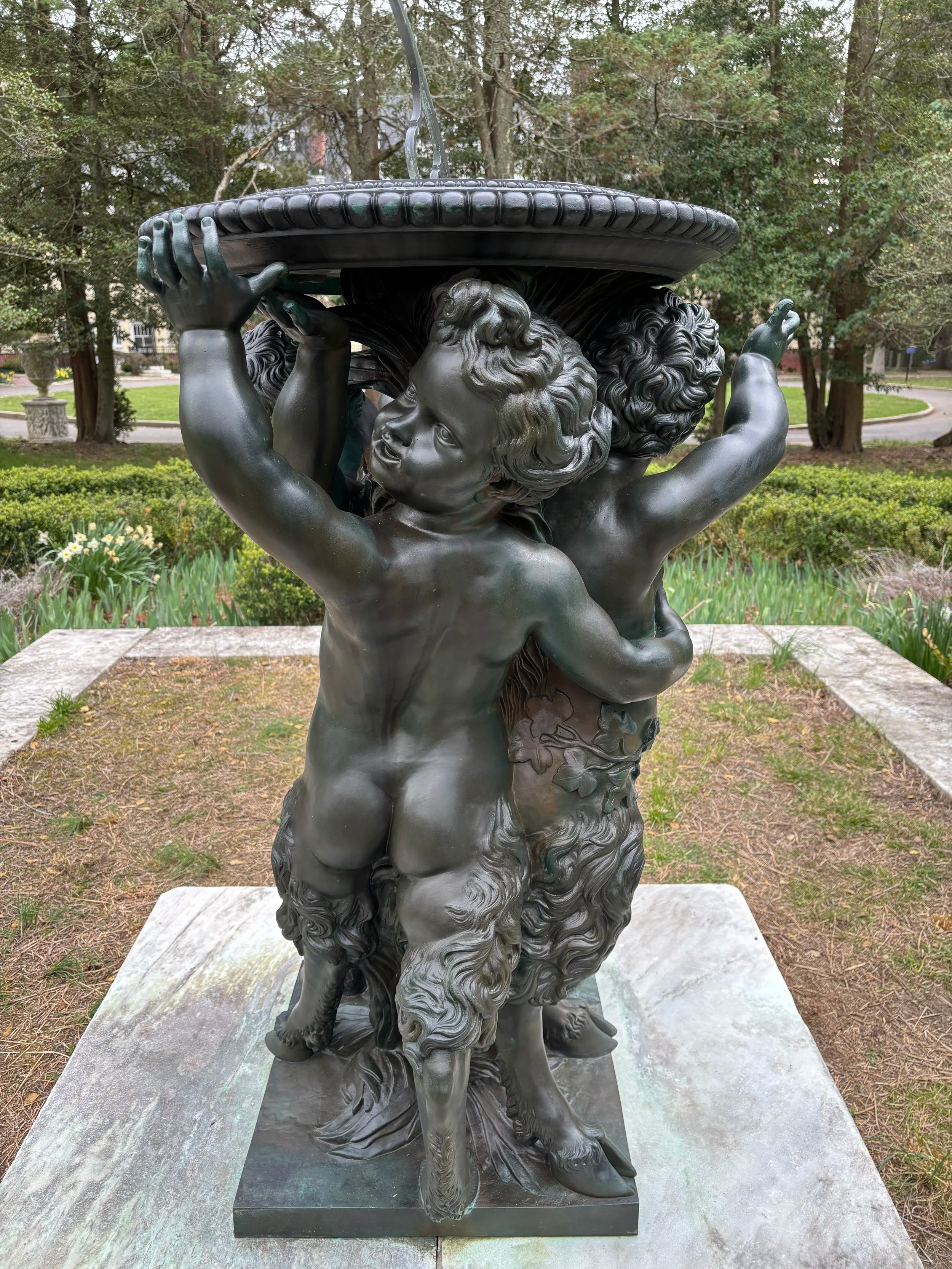 Bronze Satyrs & Sundial