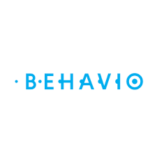 The word 'BEHAVIO' written in blue capital letters with a stylized letter 'O'
