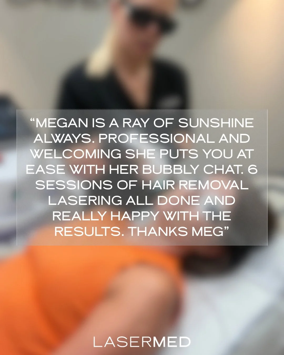 Another lovely review for Meg ✨
Book in for your laser and experience LaserMed 🤍