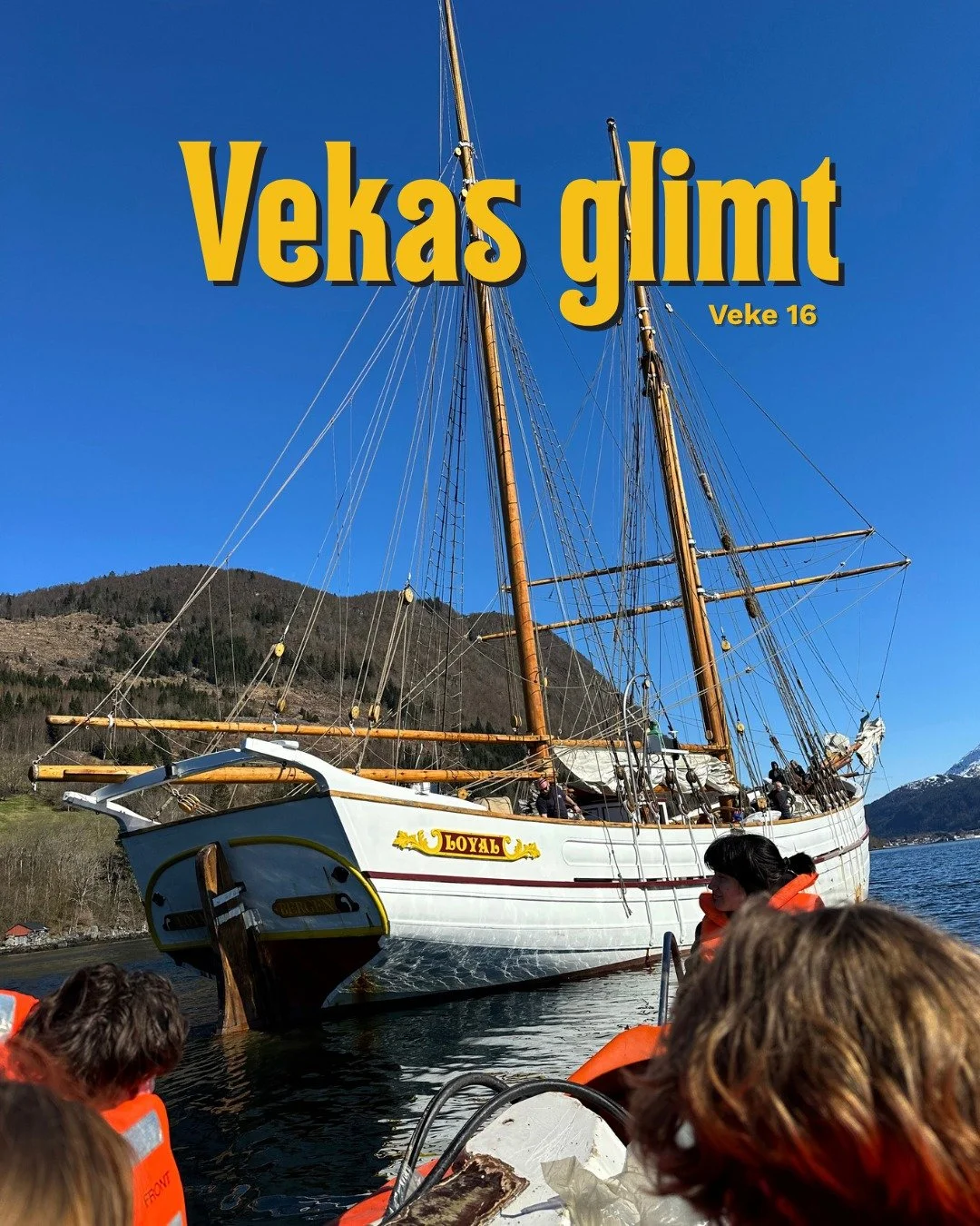 Vekas glimt veke 16 🌟
Vi har nytta kvar ein soltime, og tok turen ut med seglb&aring;ten Loyal for &aring; rydde og plukke s&oslash;ppel langs fjorden. 🌊

Sirkusklassen reiste til Bergen for &aring; sj&aring; forestilling med Cirkus Balance og tren