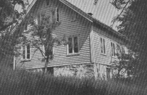Historisk bilete frå Fjordane folkehøgskule i Gloppen