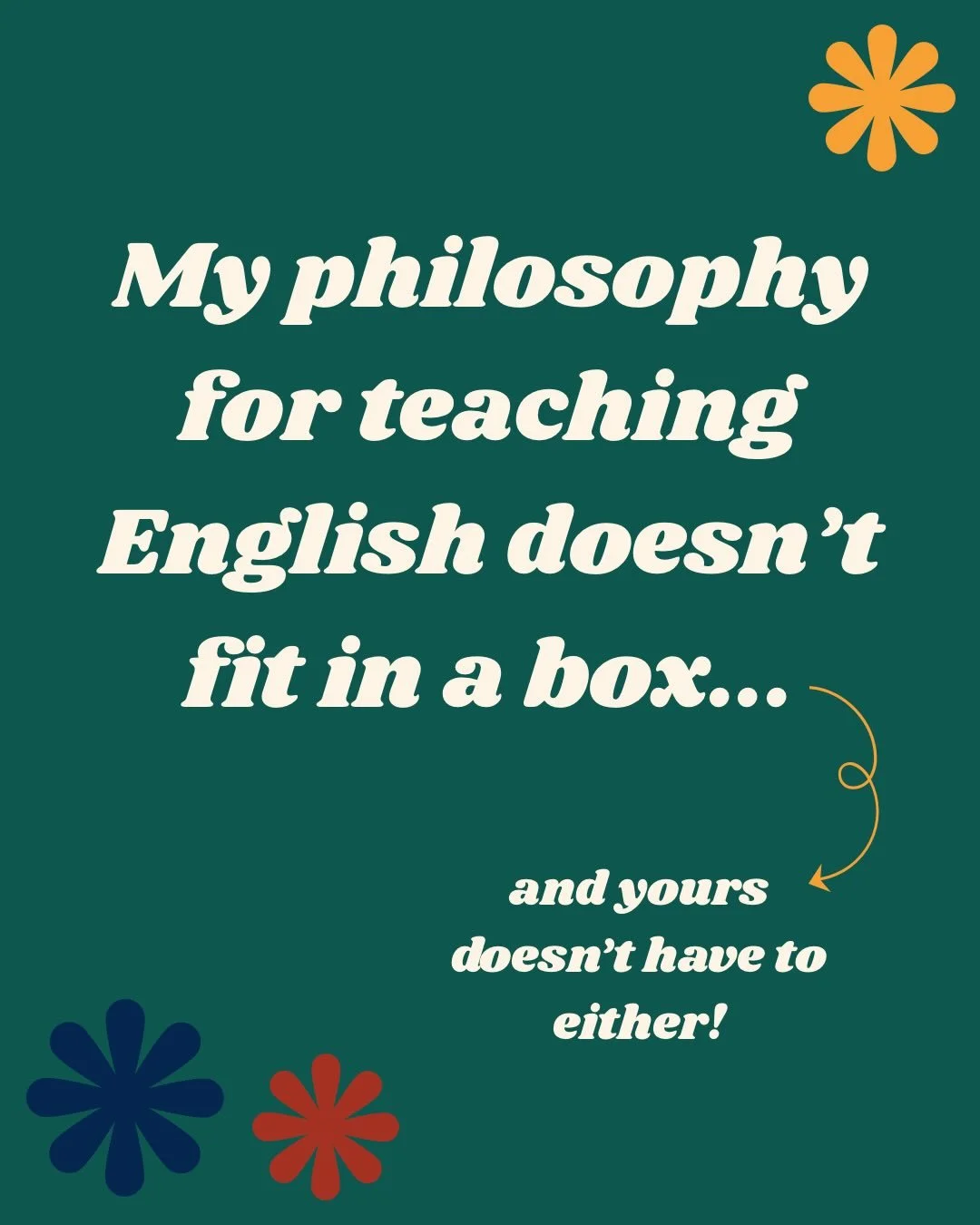 Teachers ARE researchers.