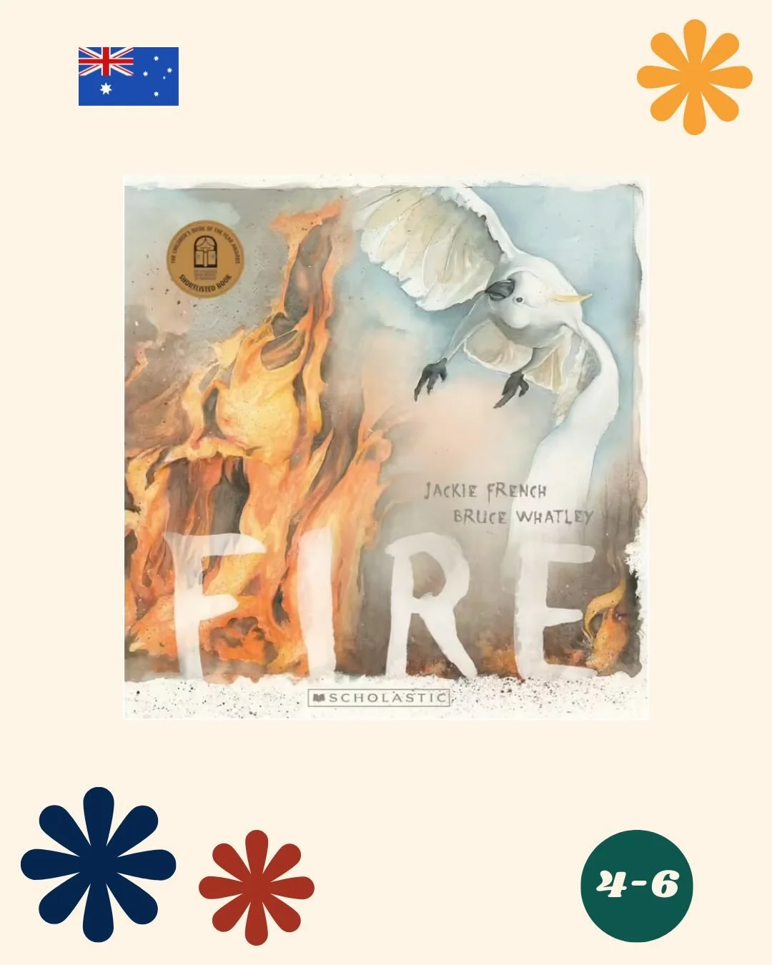 @jackie_french_  is one of my favourite authors to use as a mentor to improve student writing. Fire is the perfect text for teaching figurative language in a way that is authentic and drives real meaning. 

#australianauthors #literacyteacher #teache