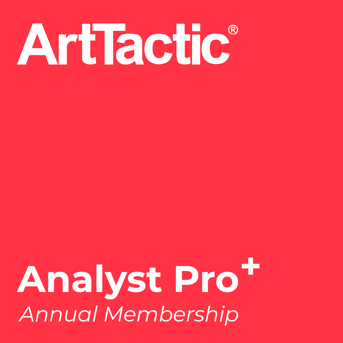 ArtTactic Analyst Pro + Membership
