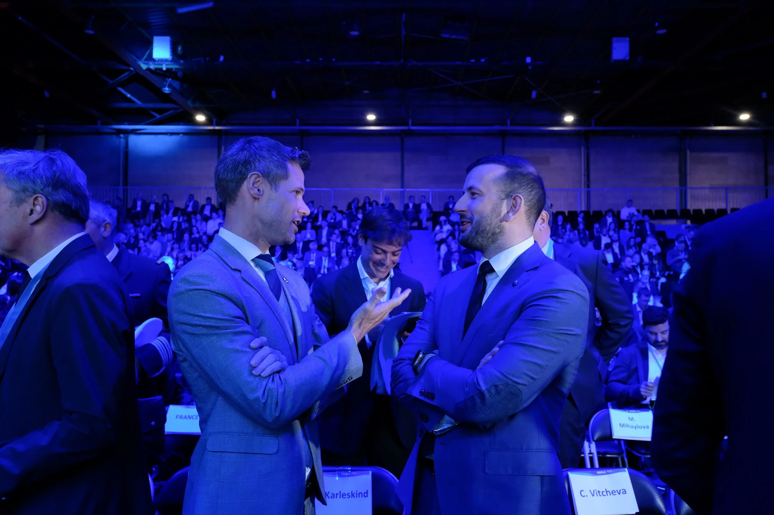 Visite du commissaire européen Virginijus Sinkevicius aux Journées européennes de la mer, Brest