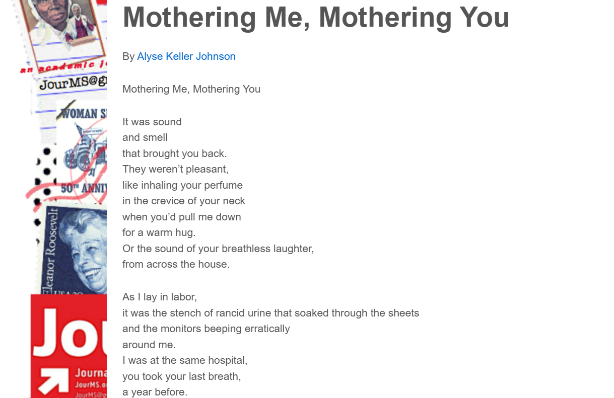 Mothering Me, Mothering You