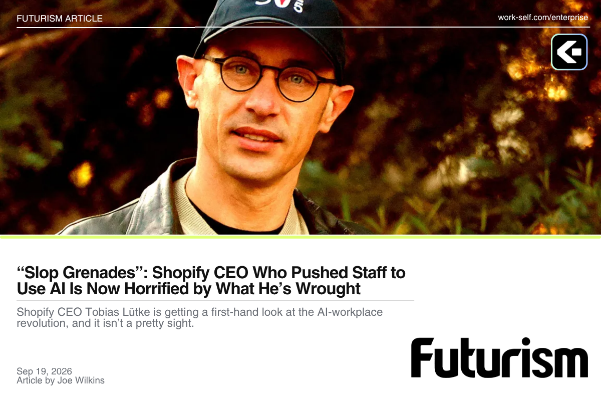 Futurism: Shopify “Slop Grenades” and workslop (2026)