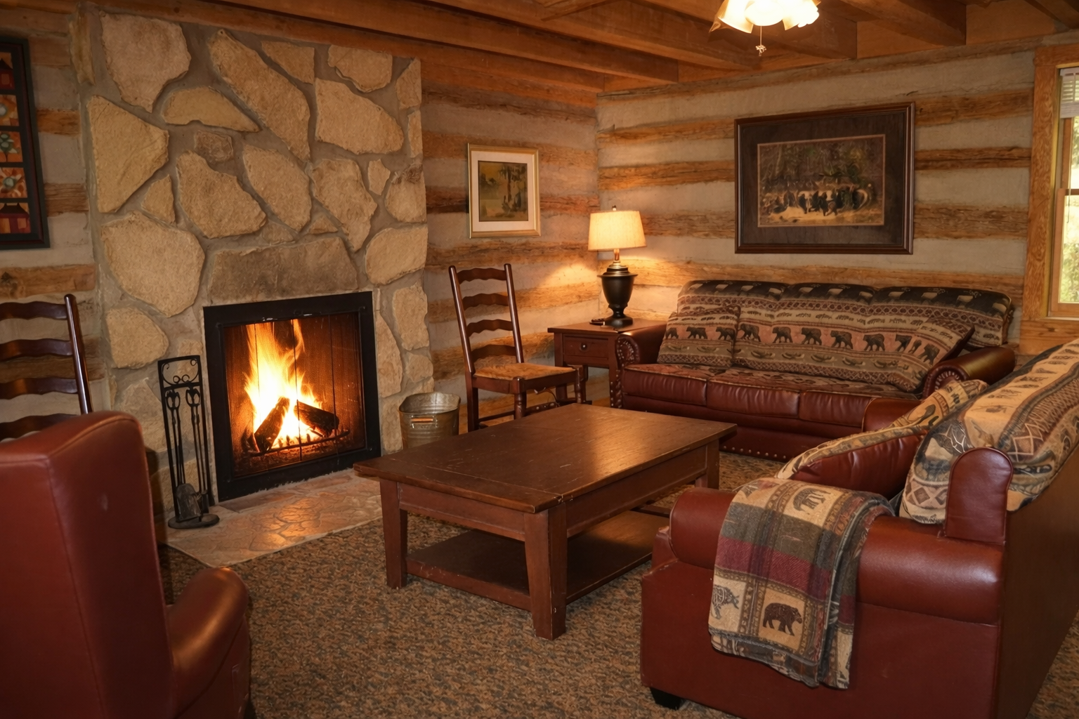 Whether it’s coffee by the fire or a movie night in, the Great Room is the heart