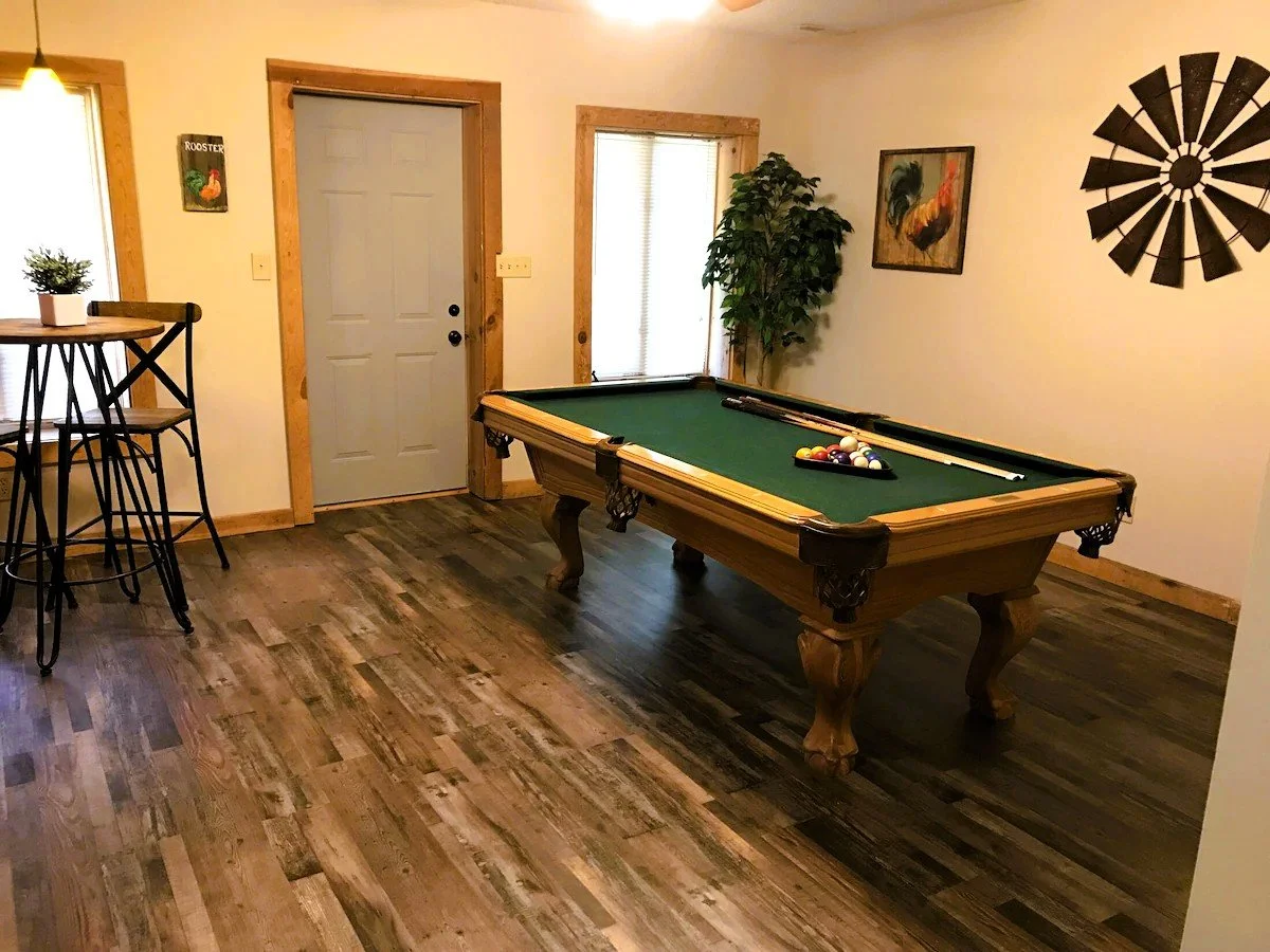 Nostalgia meets the mountains. Who’s up for a round of pool?