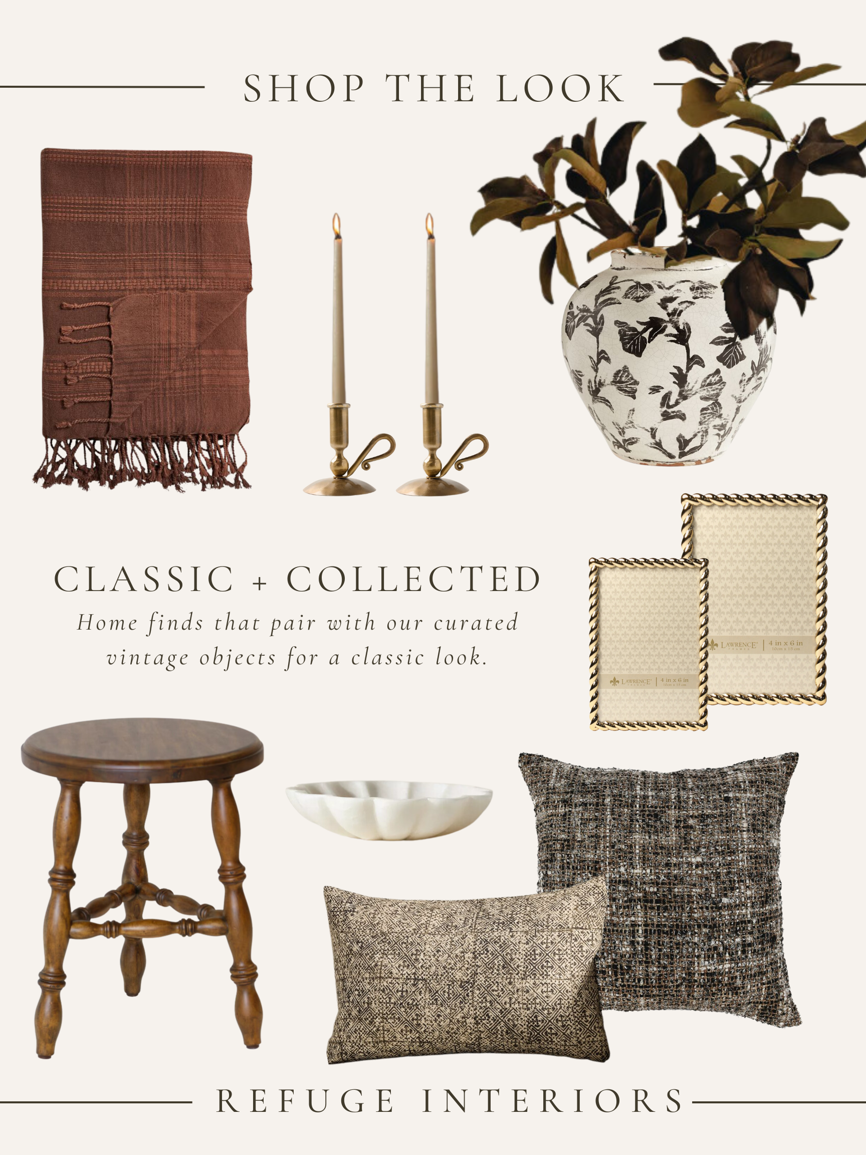 Vintage-Inspired Home Decor: Natural Textures and Laid Back Charm