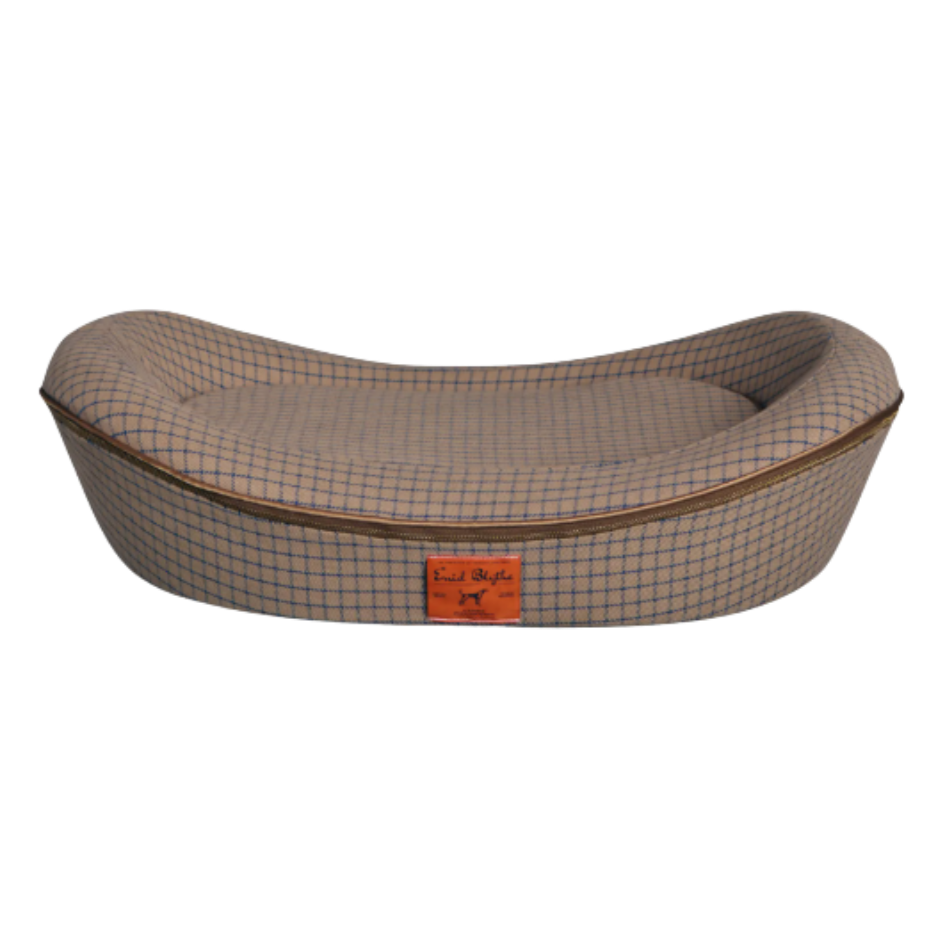 Use code REFUGE for 25% off your purchase of this luxury dog bed by Enid Blythe