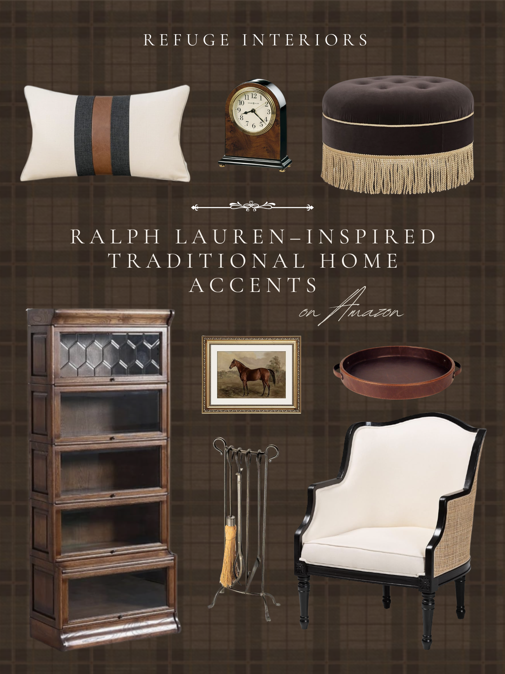 Amazon Home Finds for a Traditional Ralph Lauren–Inspired Look