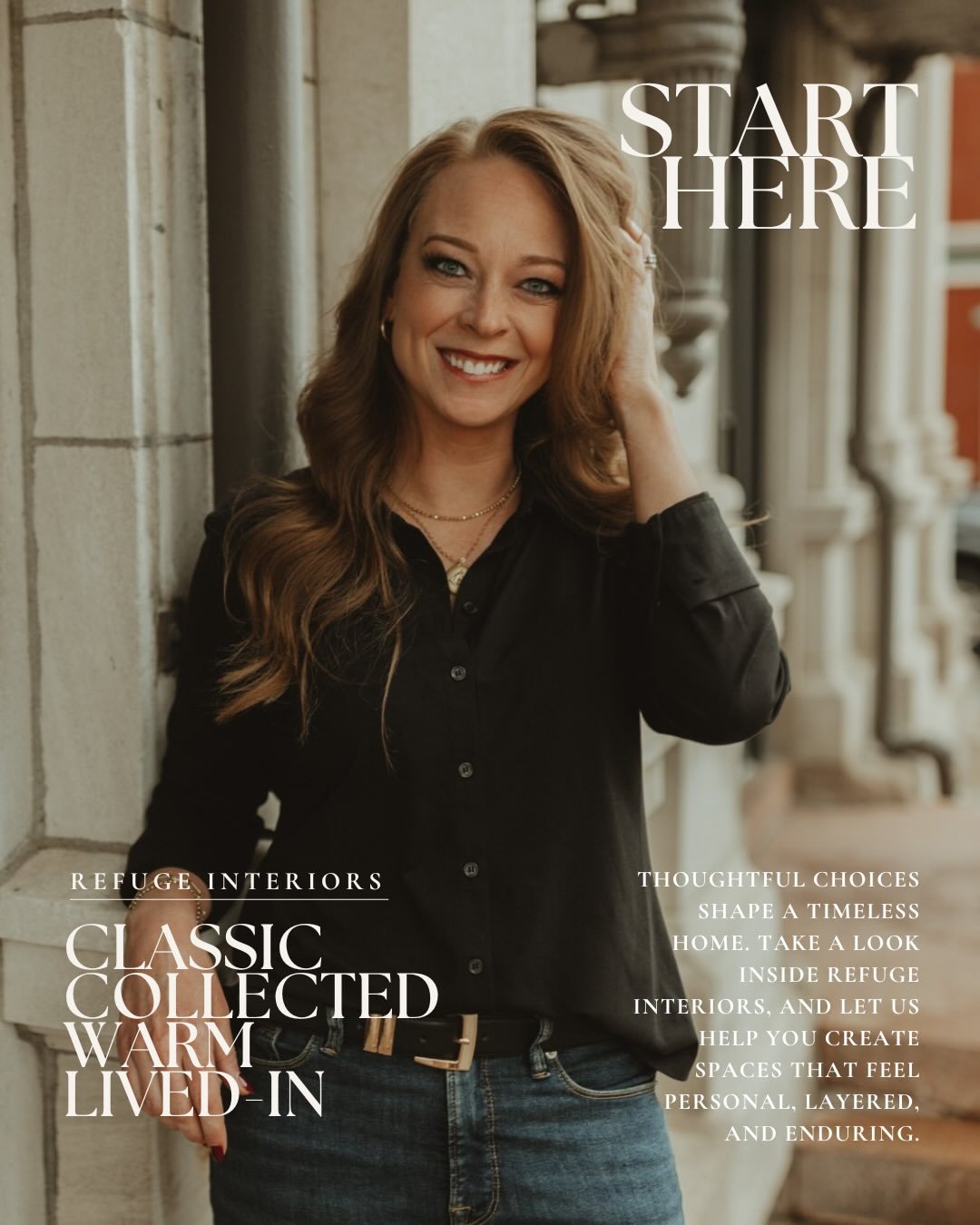 Hi, I&rsquo;m Casey, founder of Refuge Interiors. If you&rsquo;re new here, welcome, and if you&rsquo;ve been around for a while, it felt like a good time for a little reintroduction! 🤎

These slides give you a peek at what we offer inside Refuge In