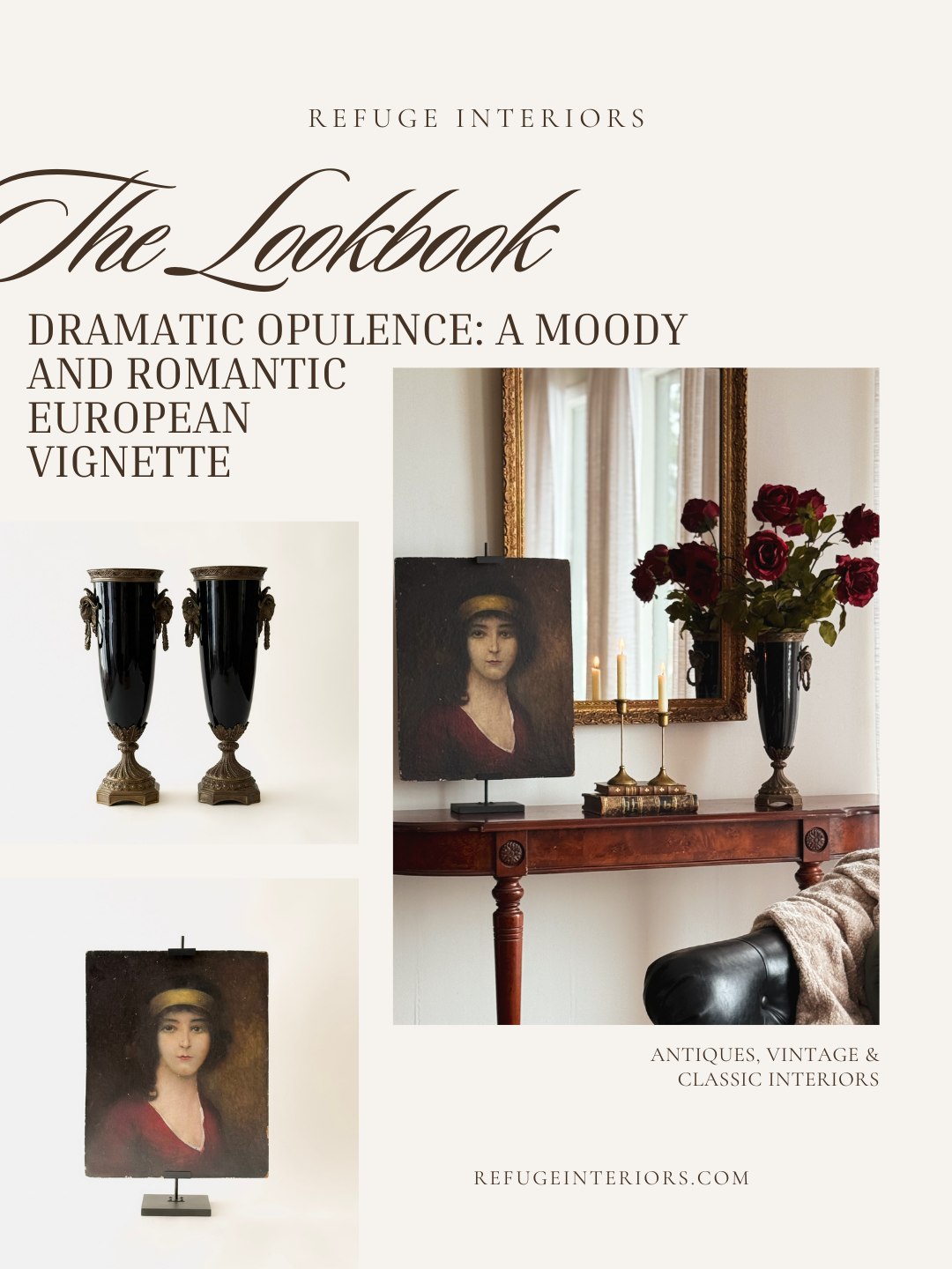 Dramatic Opulence: A Moody And Romantic European Vignette