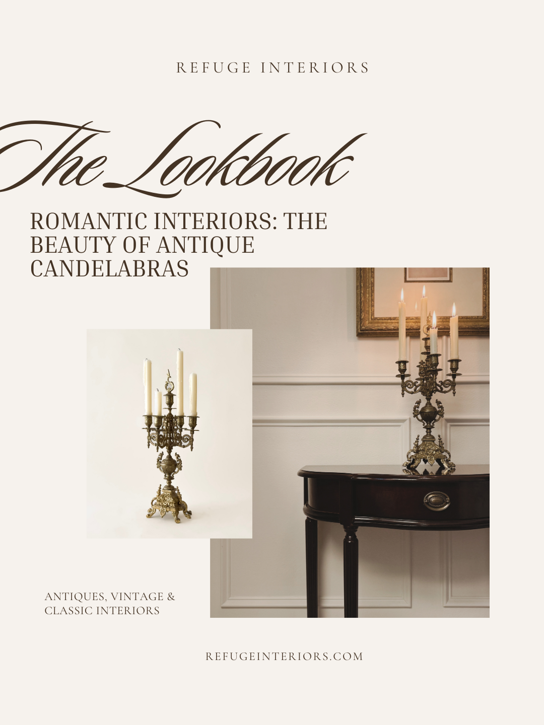 Romantic Interiors: The Beauty of Antique Candelabras