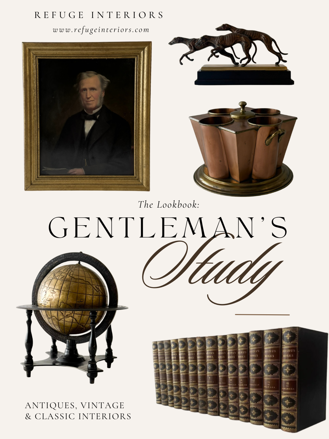 Gentleman’s Study: Authentic Dark Academia Home Library Decor