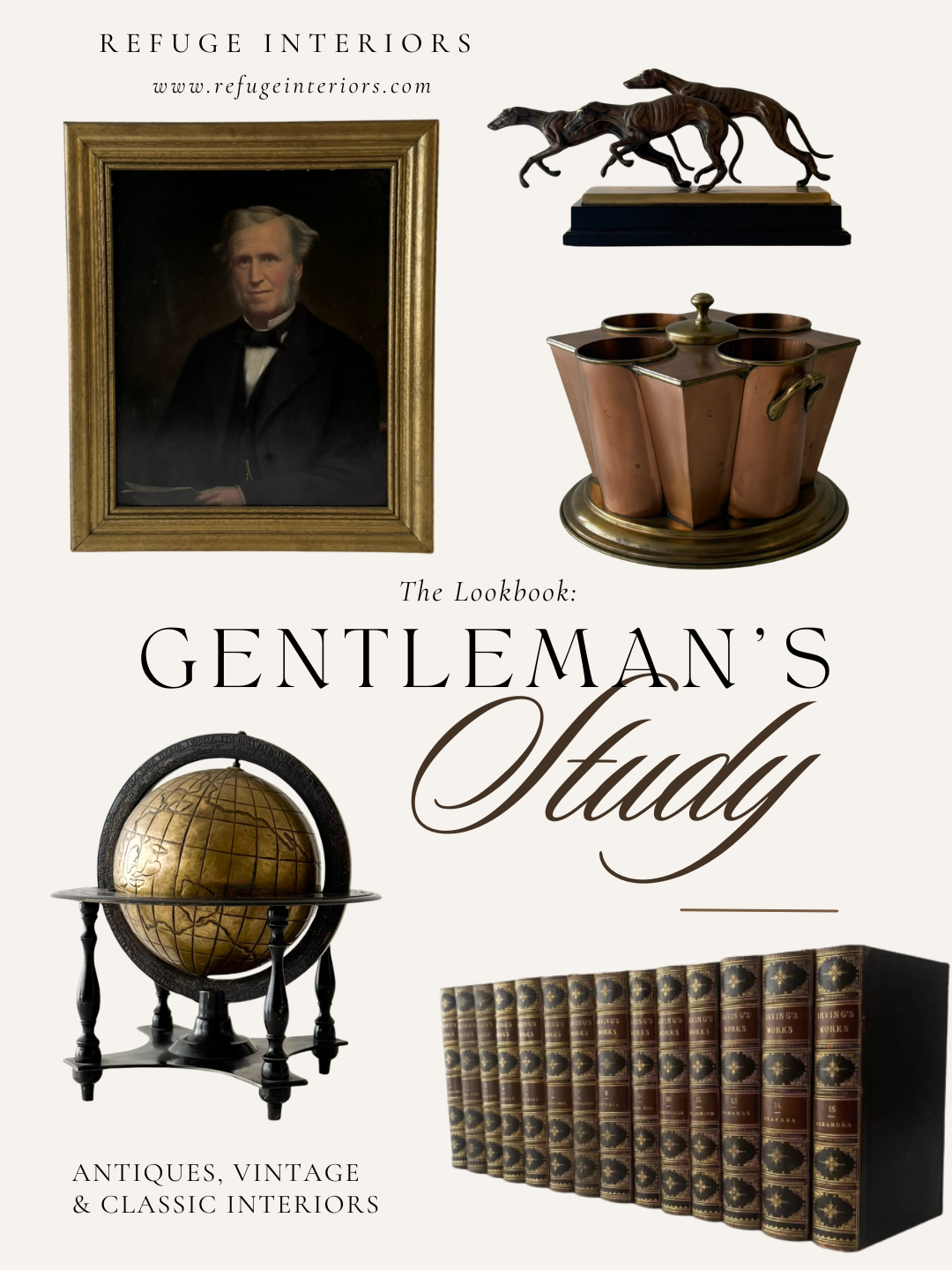 Gentleman’s Study: Authentic Dark Academia Home Library Decor
