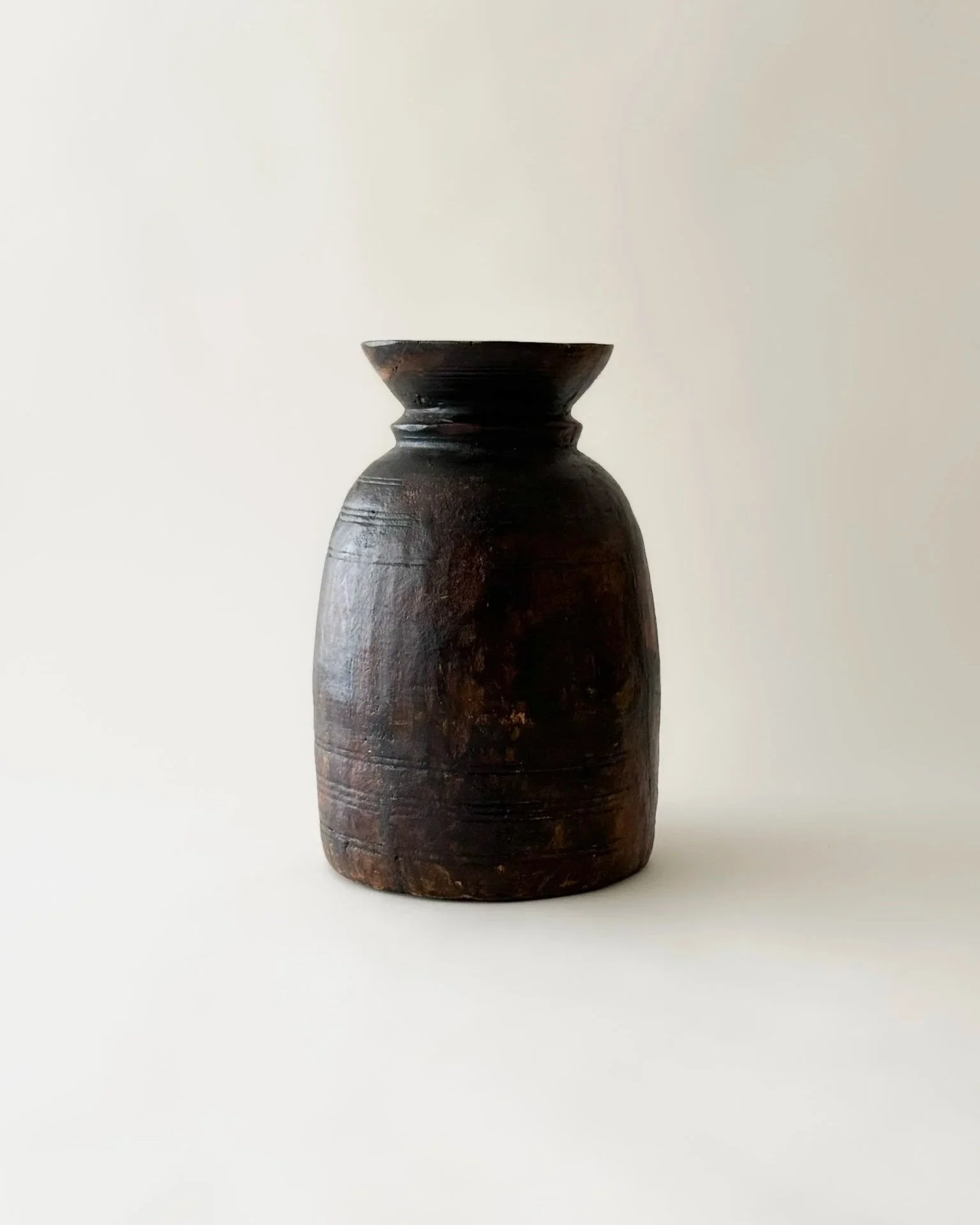 XL Turned Wood Vase