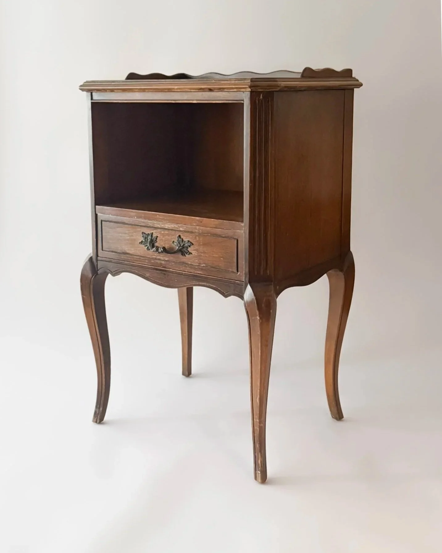 Vintage French Provincial Style Side Table by Rway