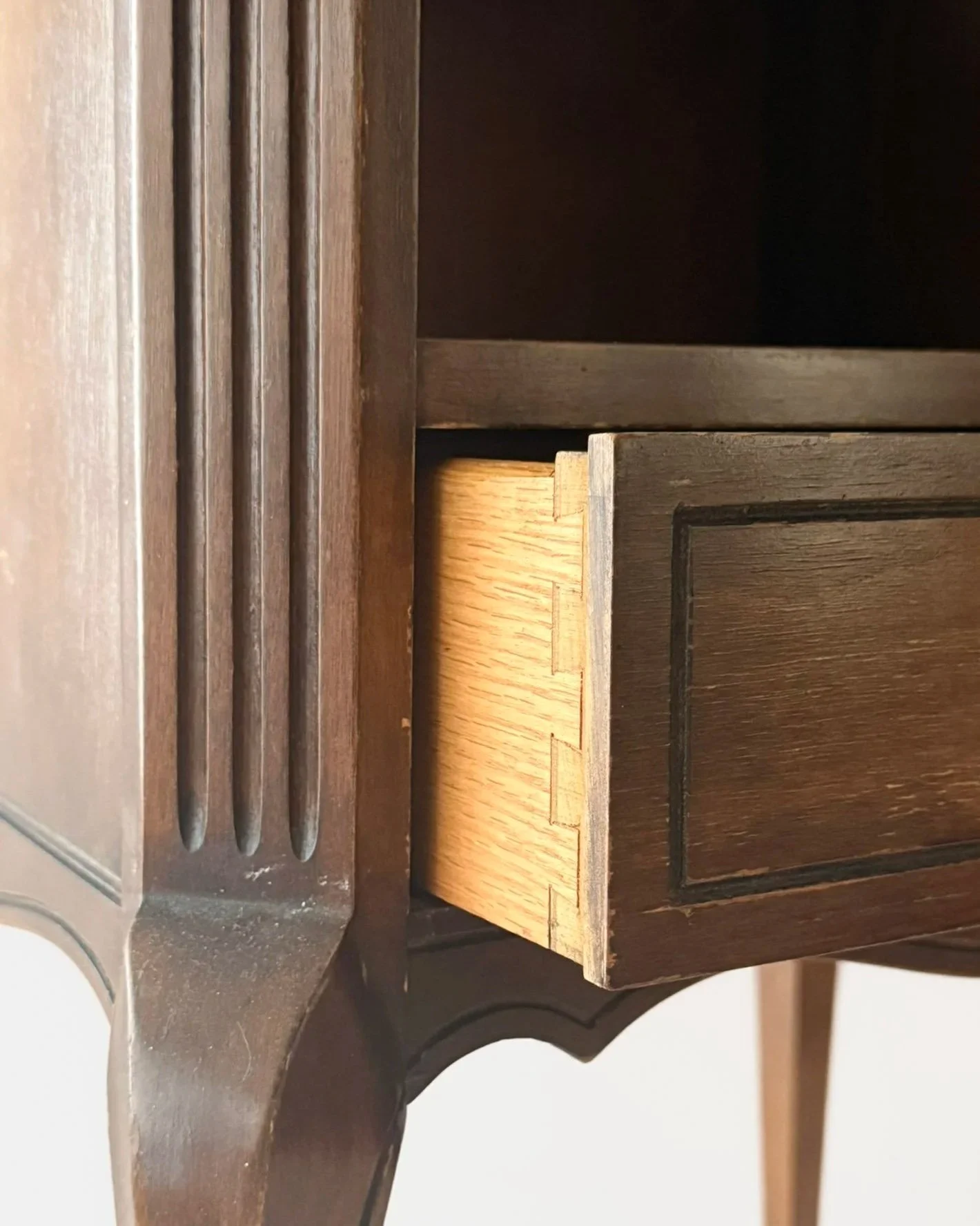 Vintage French Provincial Style Side Table by Rway