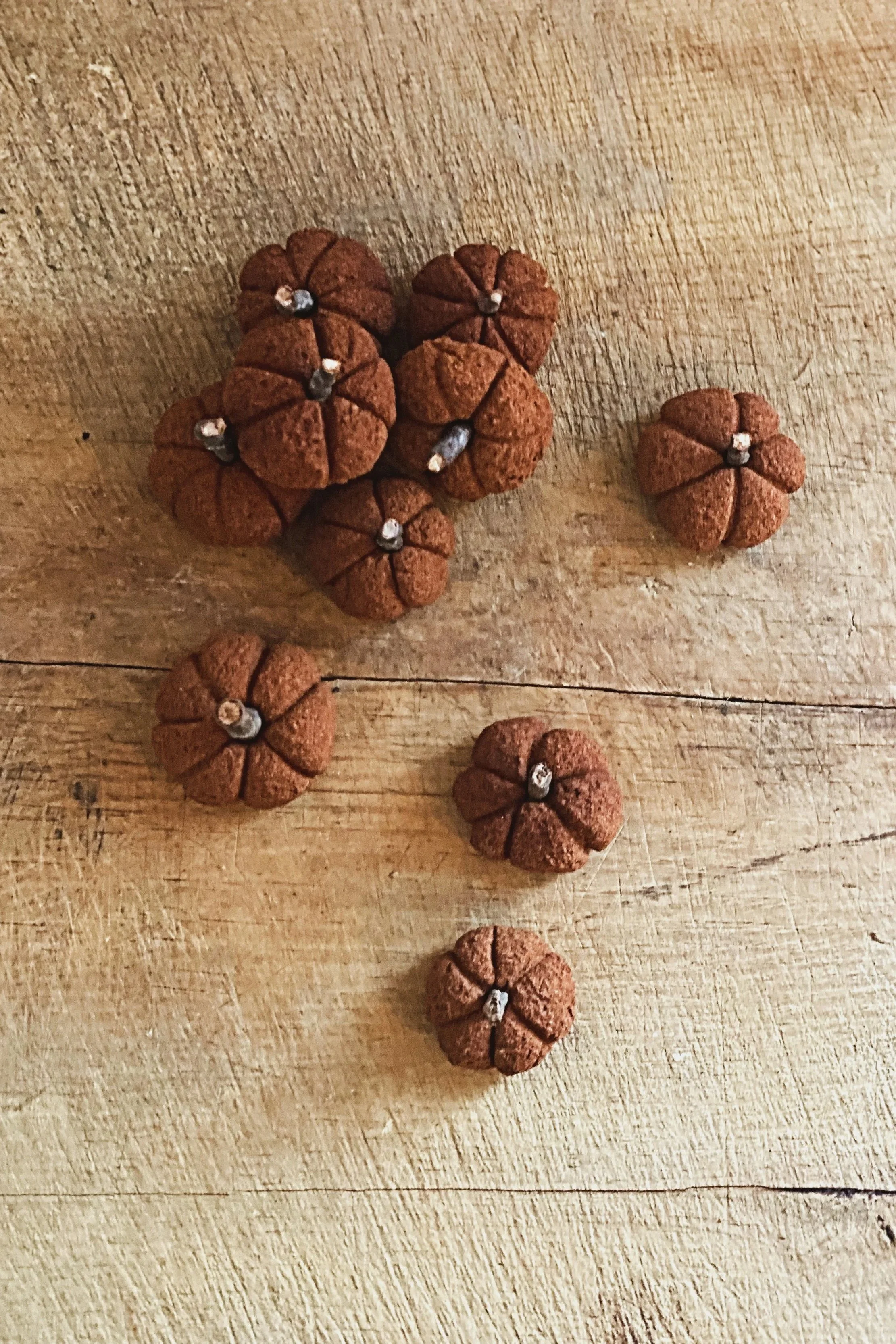 mini cinnamon pumpkin decorations