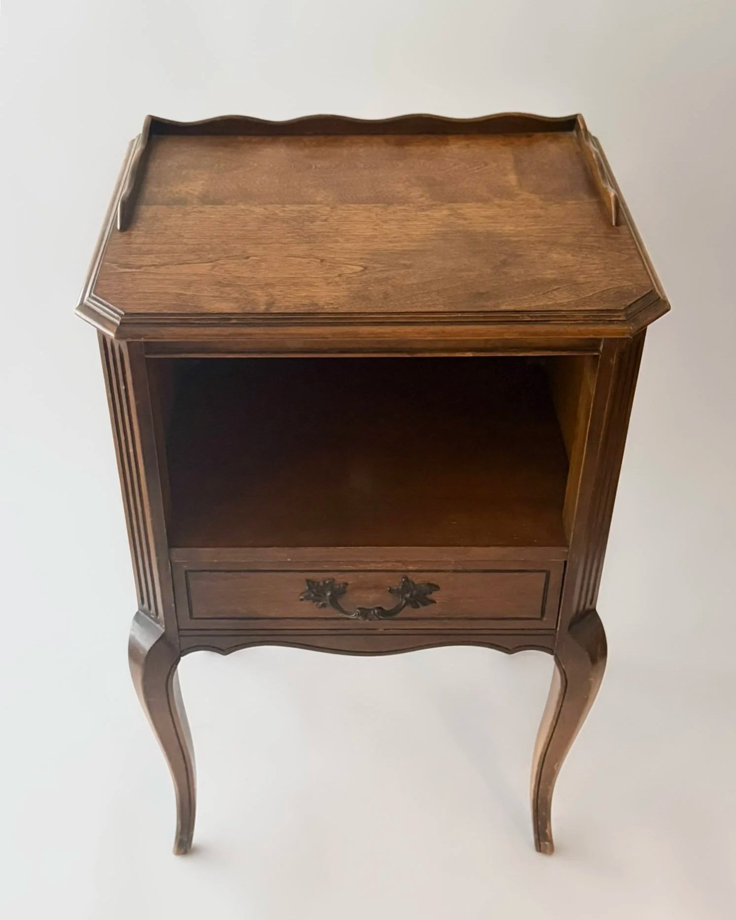 Vintage French Provincial Style Side Table by Rway