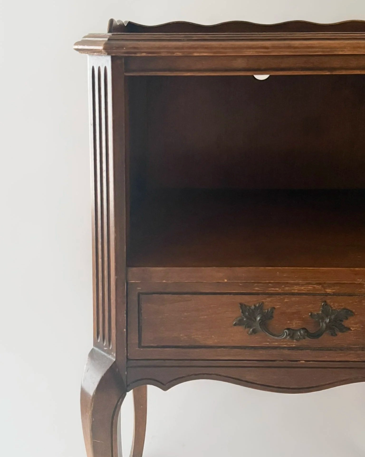 Vintage French Provincial Style Side Table by Rway