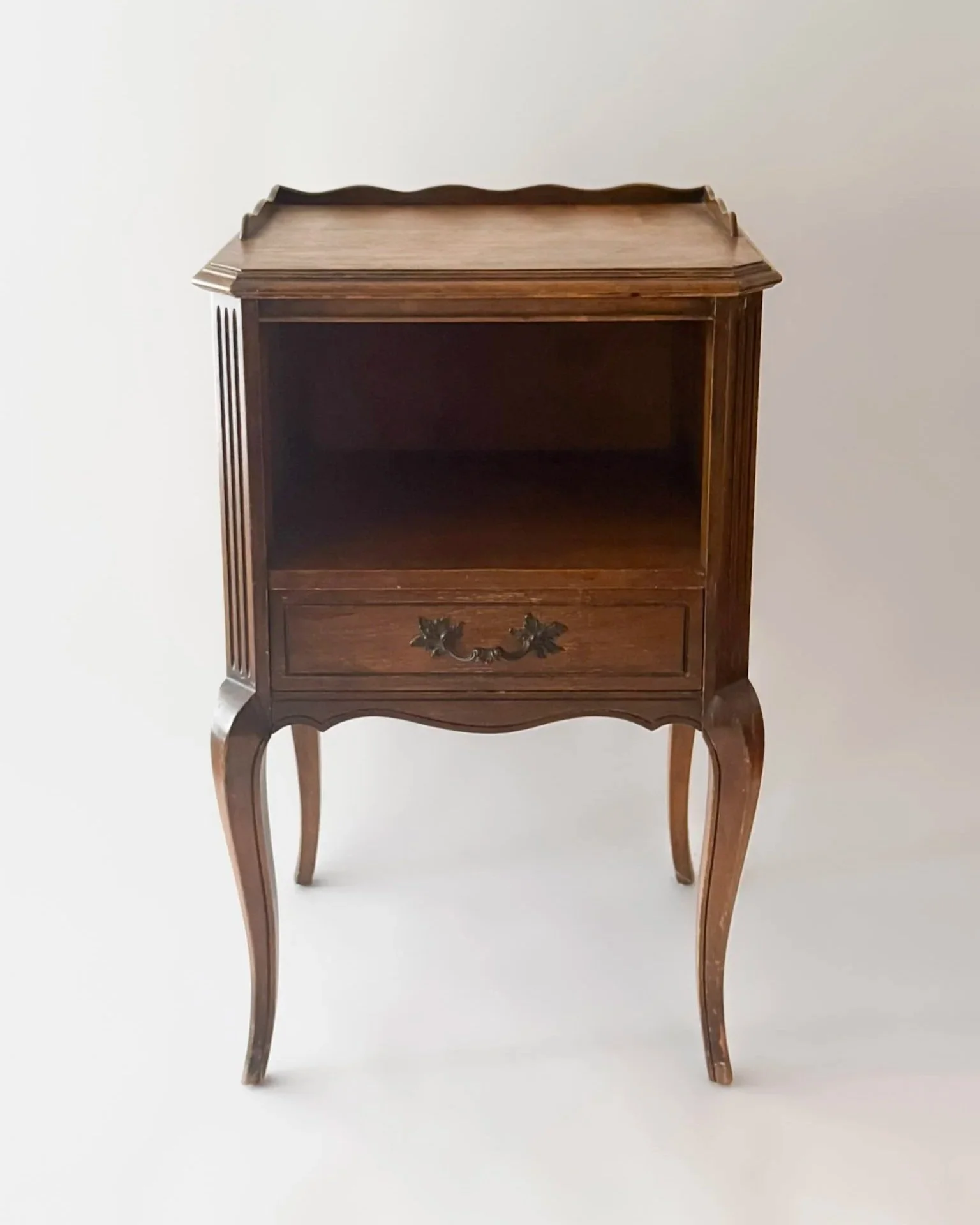 Vintage French Provincial Style Side Table by Rway