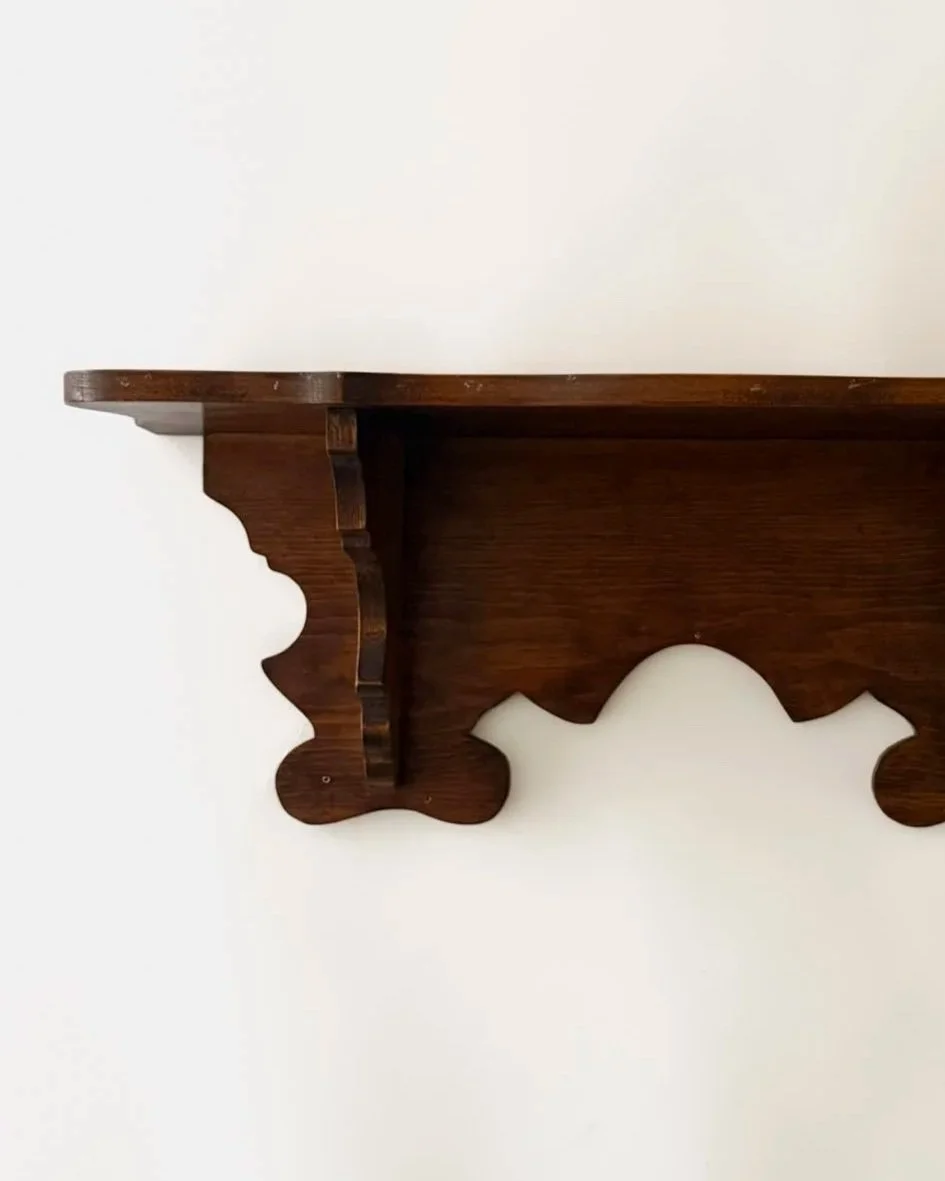Decorative Wood Display Shelf