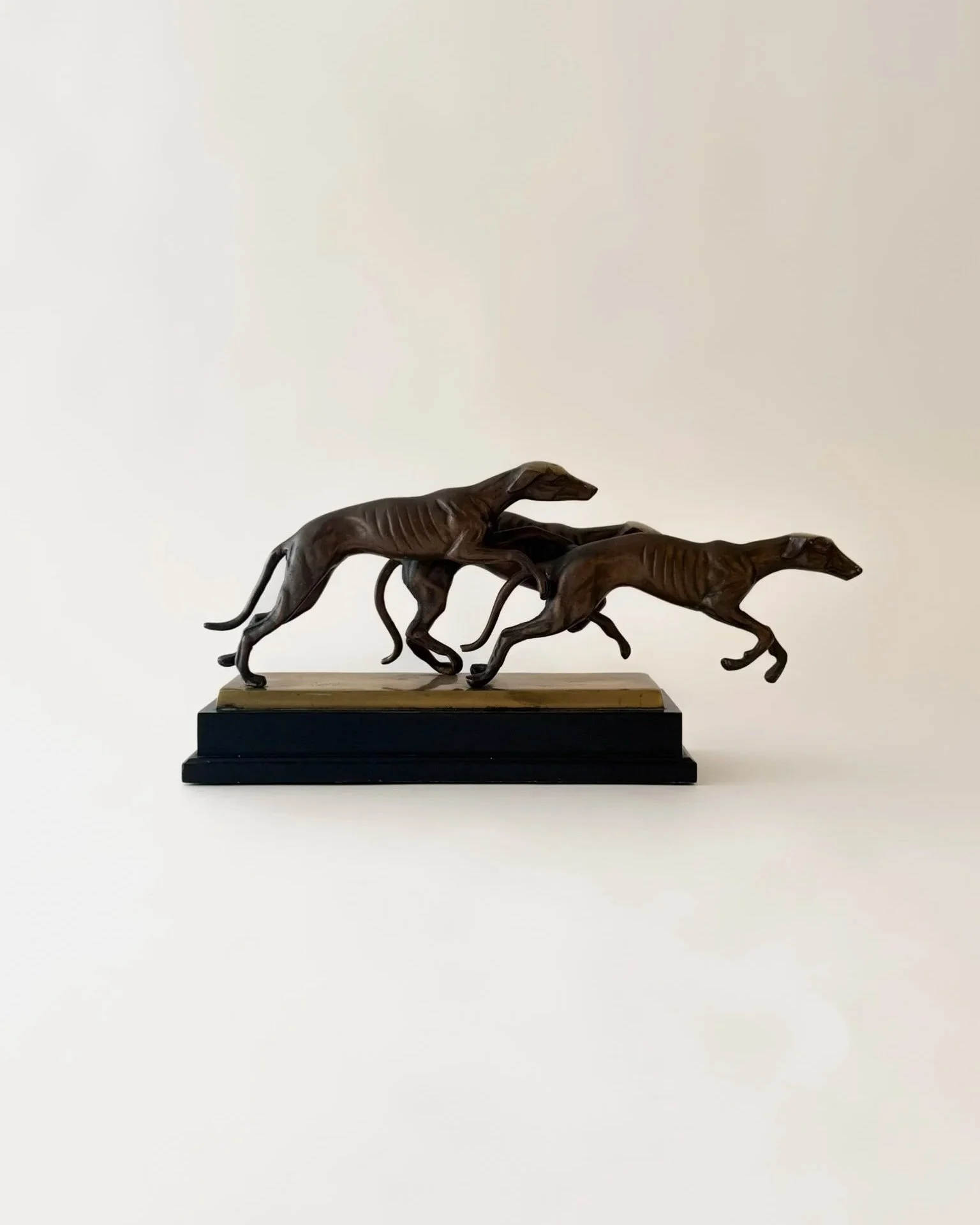 Racing Greyhounds Sculpture