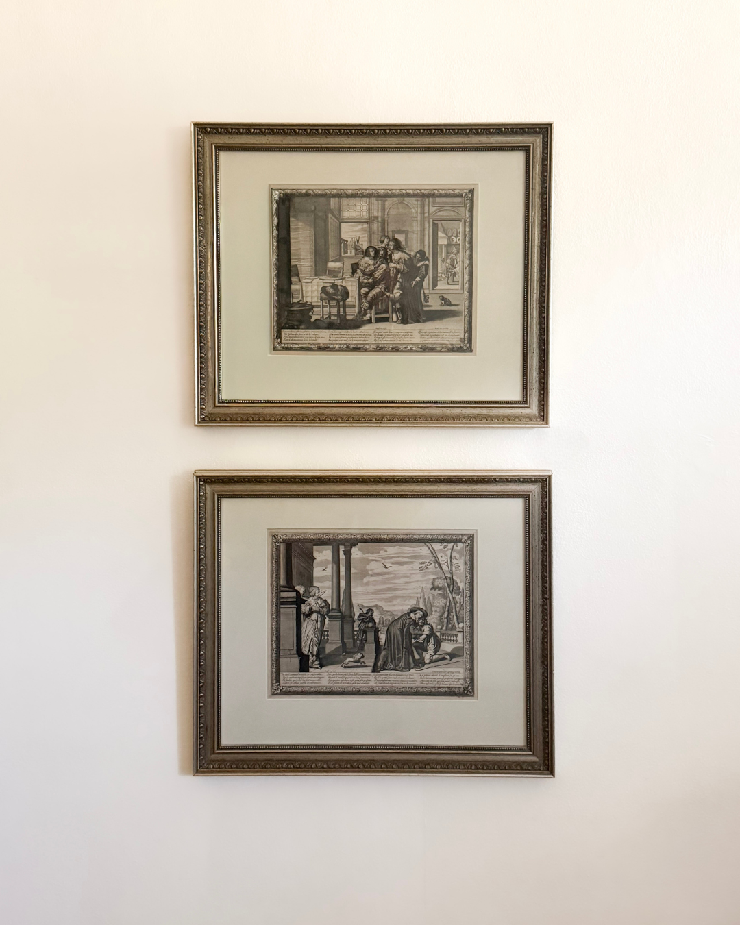 Framed 18th Century French Engraving