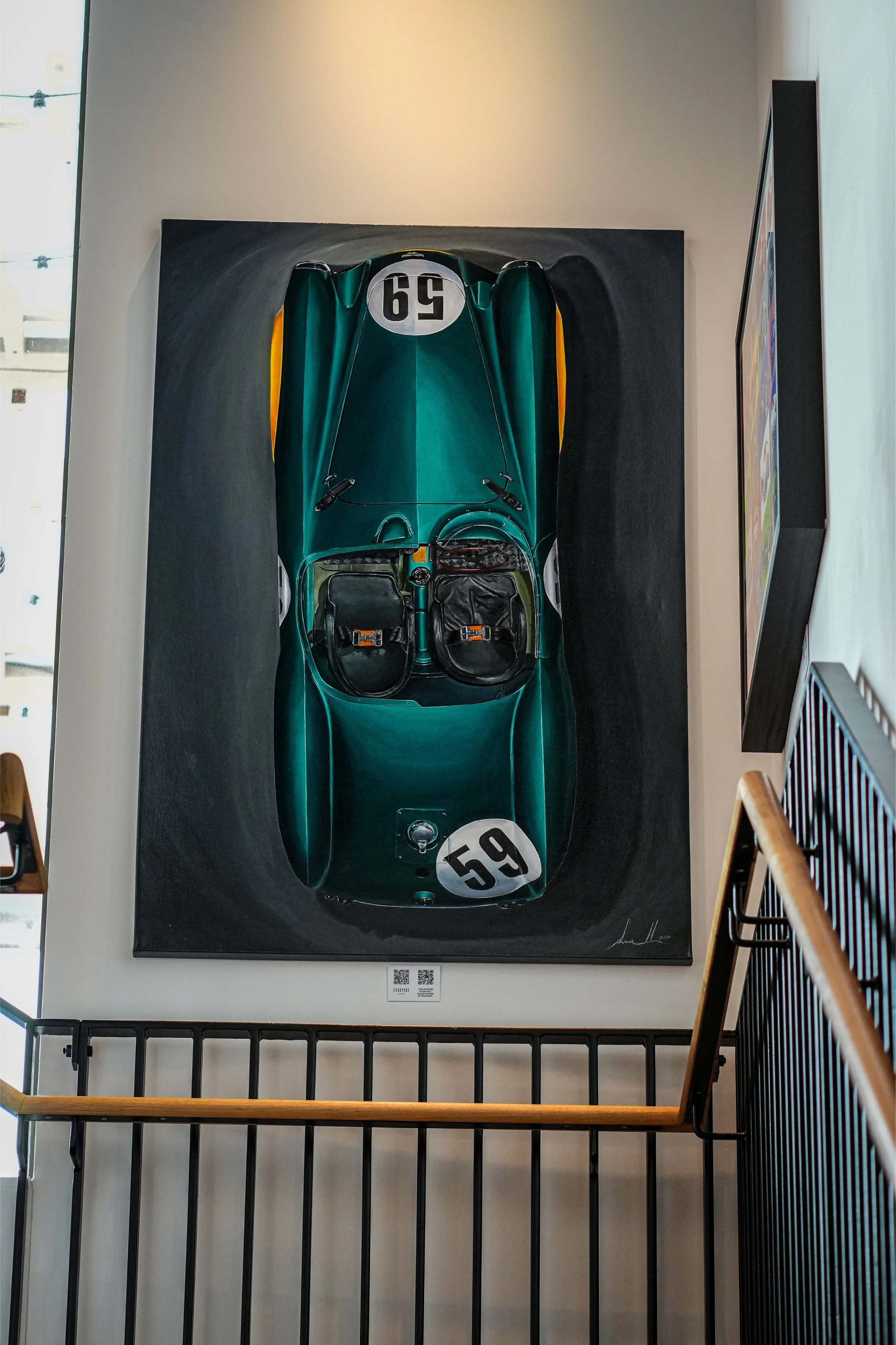 Aston Martin DB3S – Aerial Portrait
