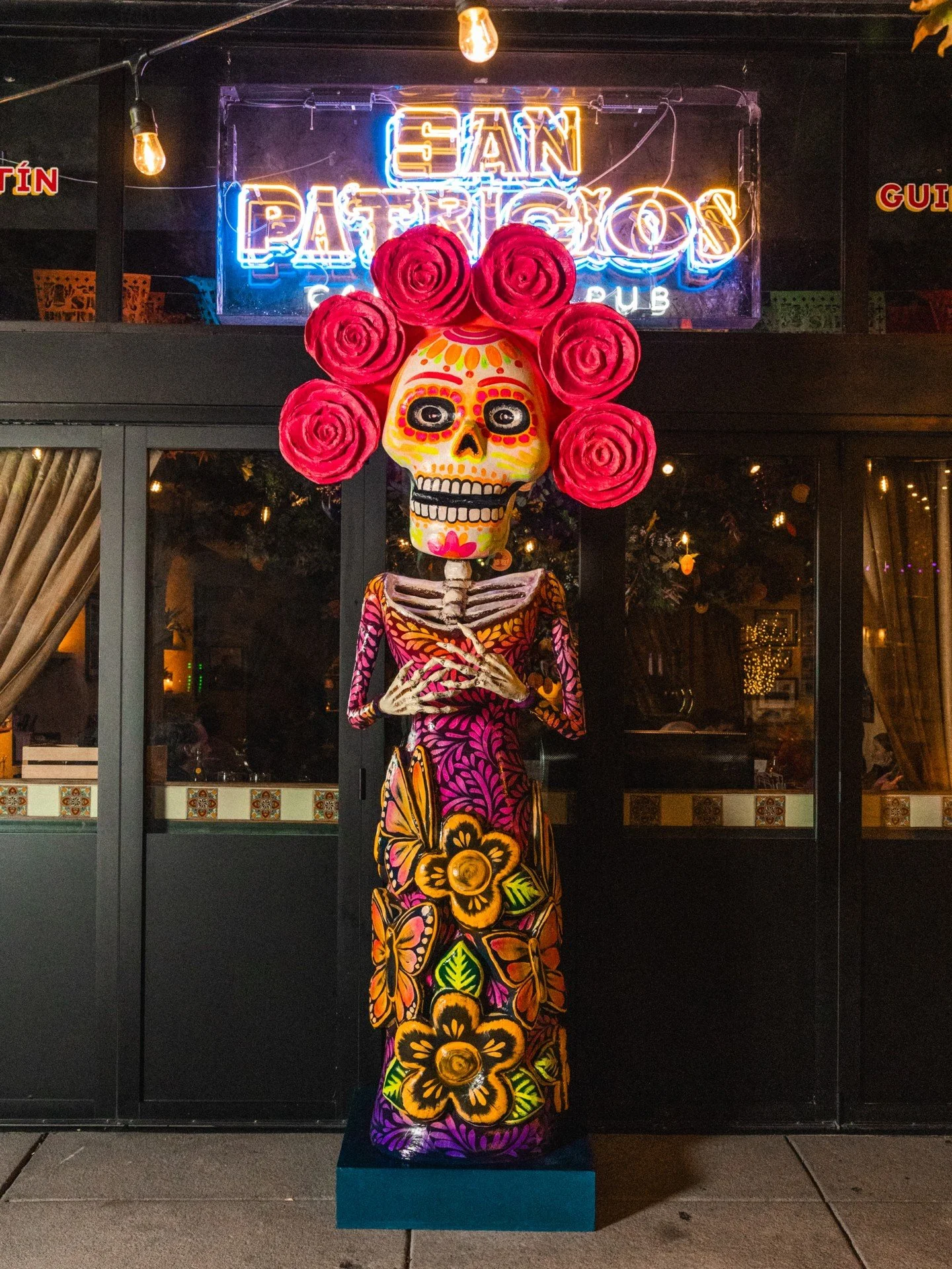 The stage is set for our first ever Dia de Muertos.

And by stage, we mean our ofrenda (more on that, soon), sugar skulls, marigolds, papel picado, and more.

Our cocktail special, Hummingbird&rsquo;s Nectar, is live now, with food and drink specials