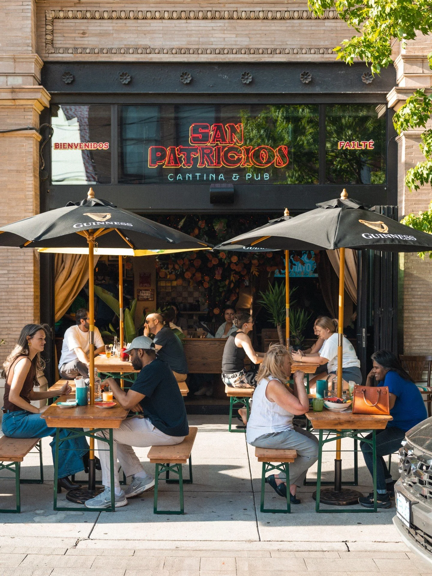 Sangria in the sunshine? Sign us up.

As the days get warmer, our terrace is getting busier - and with good reason. Our full food and drink menus are available outside, making it the perfect spot for a long lunch, an afternoon pint, or a few al fresc