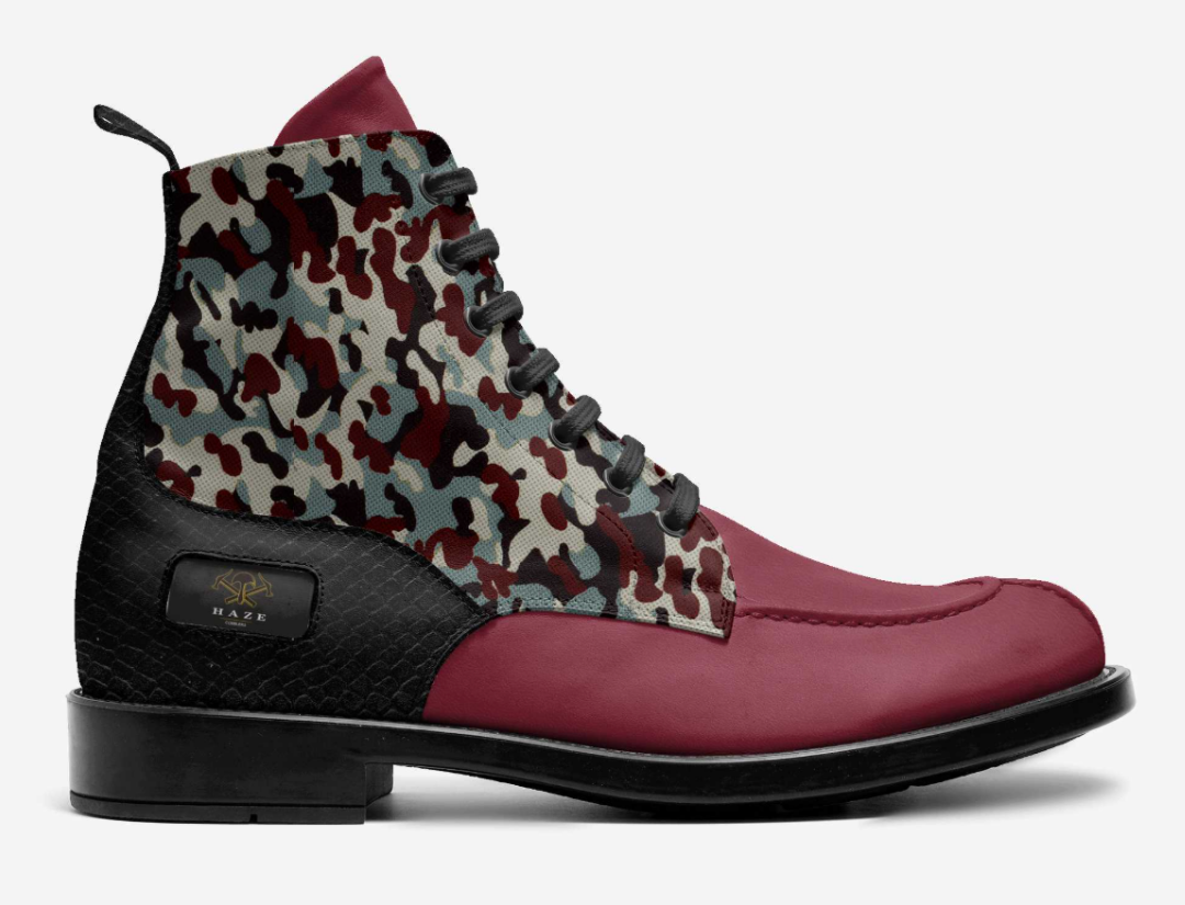 Flint – Maroon Leather Dress Boots