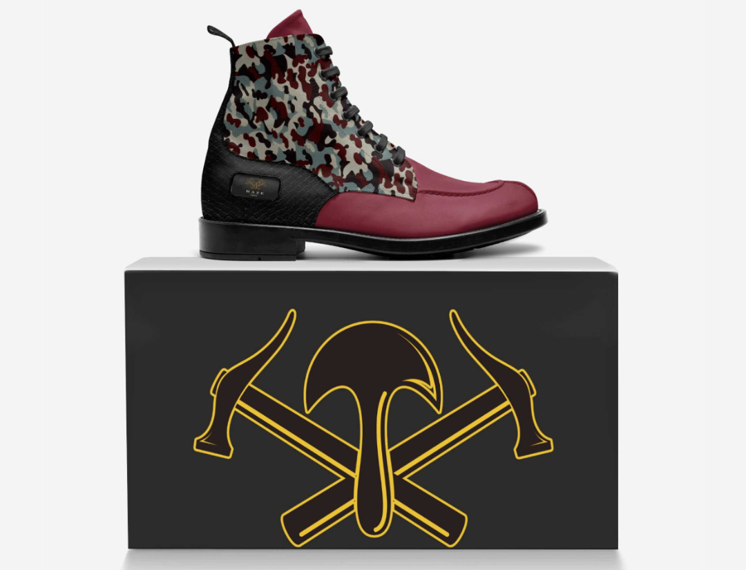 Flint – Maroon Leather Dress Boot
