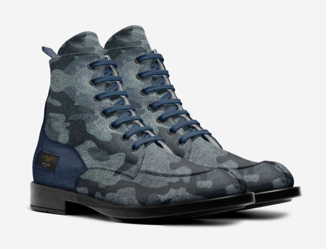 WARDEN – Blue Camo Urban Boot Haze Cobblers