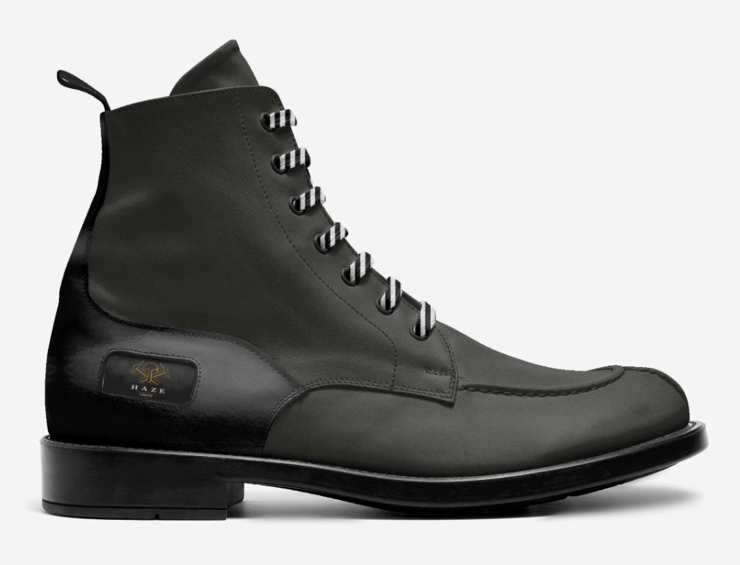 Edison – Italian Leather Boot Haze Cobbler