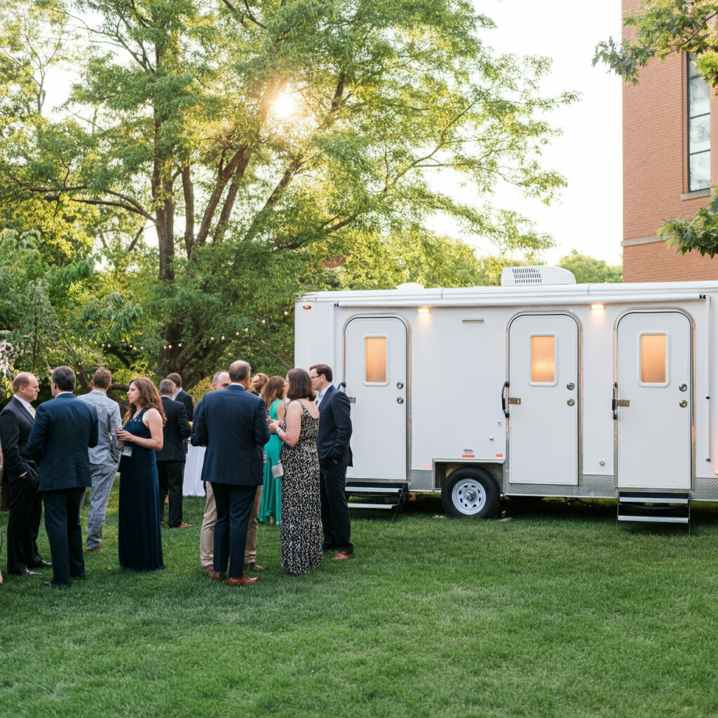 Event Bathroom Trailer Rentals | The Potty Palace | Luxury Restrooms ...