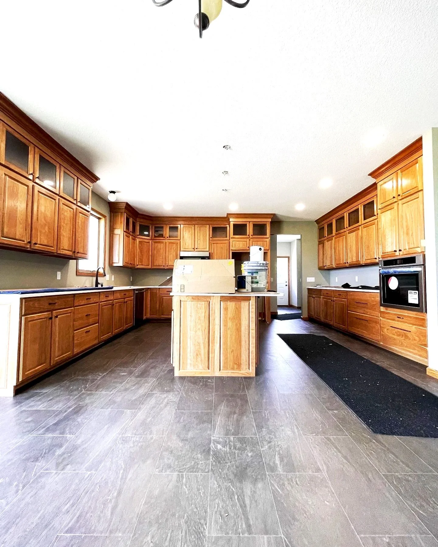 Cherry Cabinets - new build home