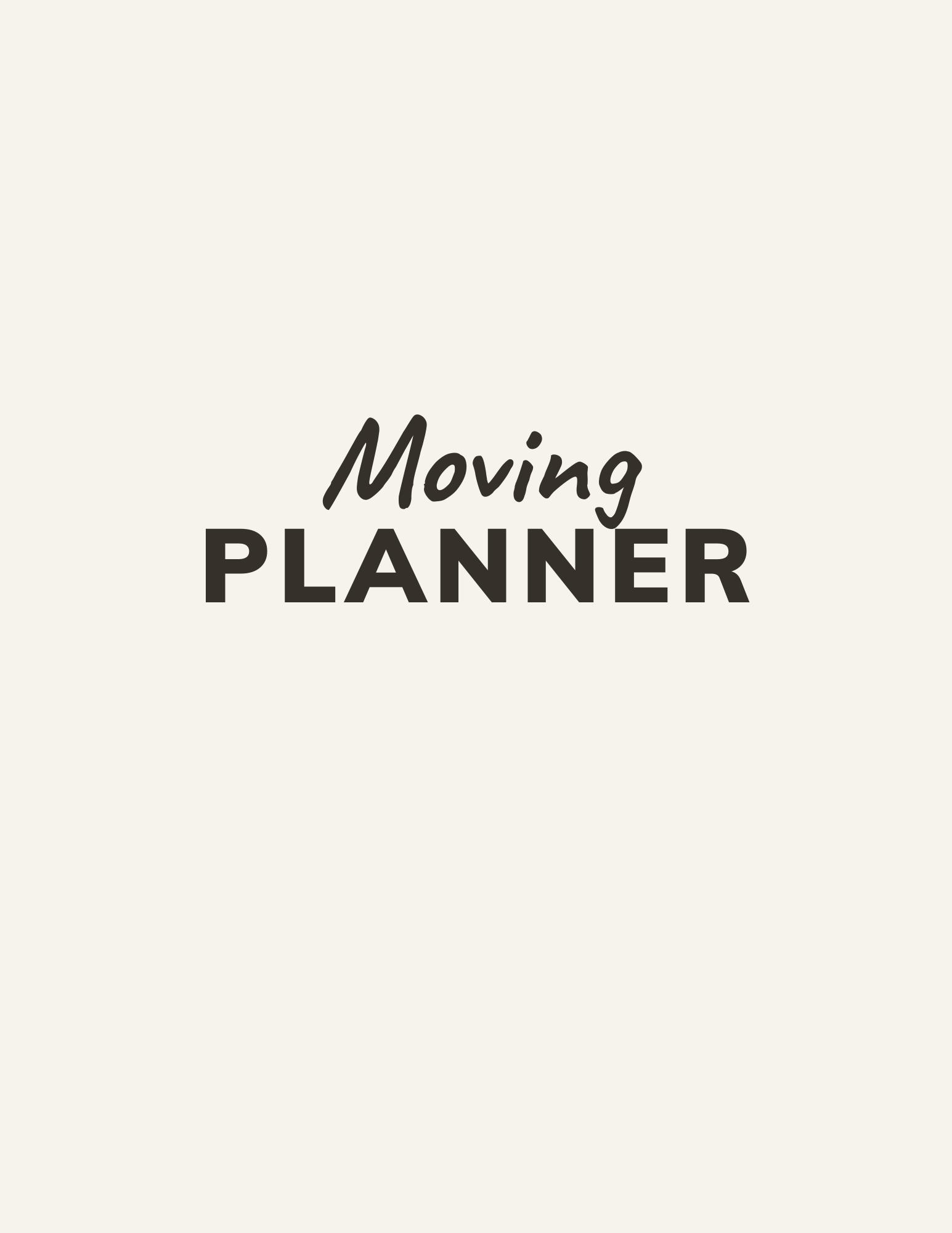 Customizable Moving Planner eGuide | 41 Pages to Help Your Clients Stay Organized