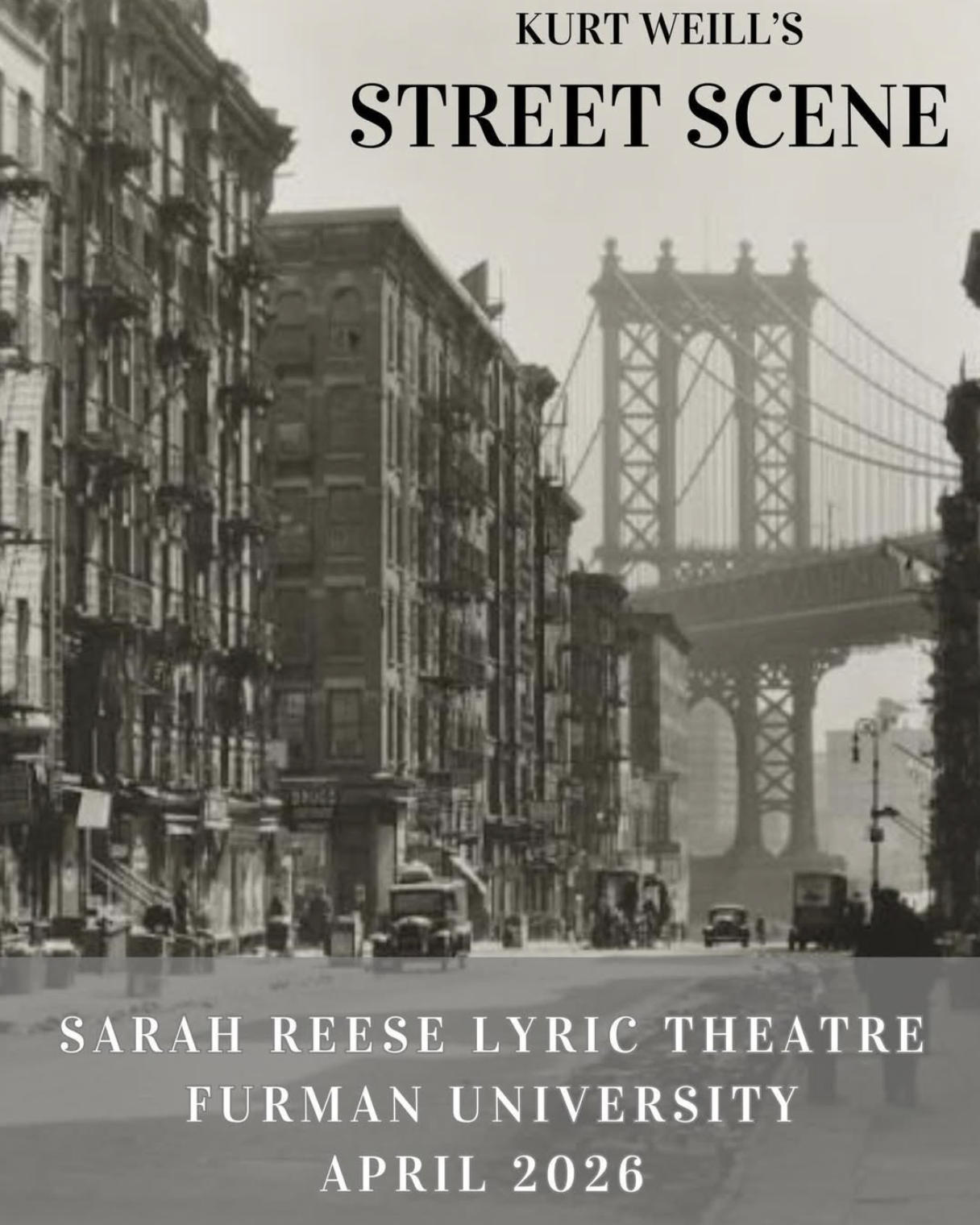 Sarah Reese Lyric Theatre Presents: STREET SCENE
