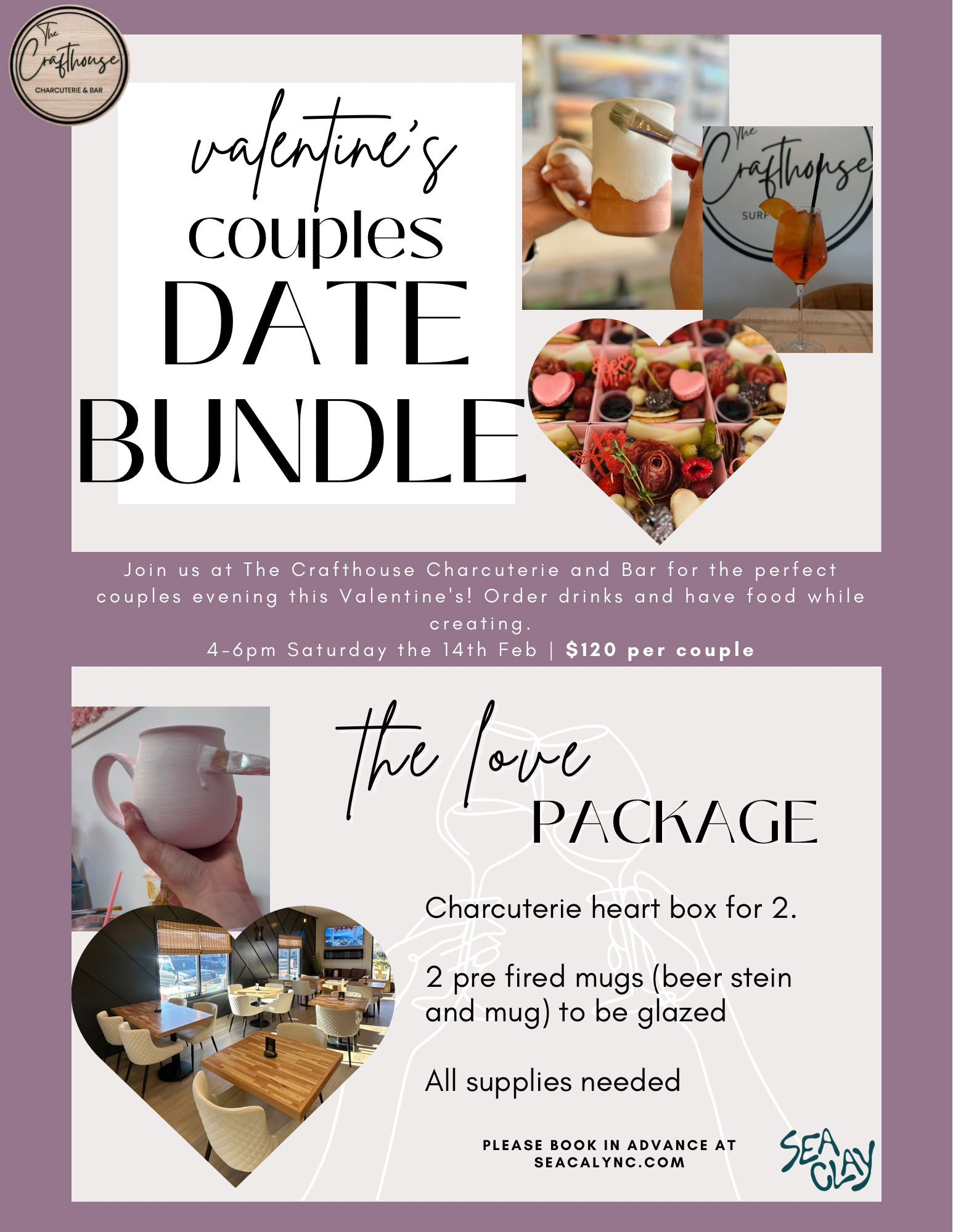 Valentines Bundle Class at The Crafthouse