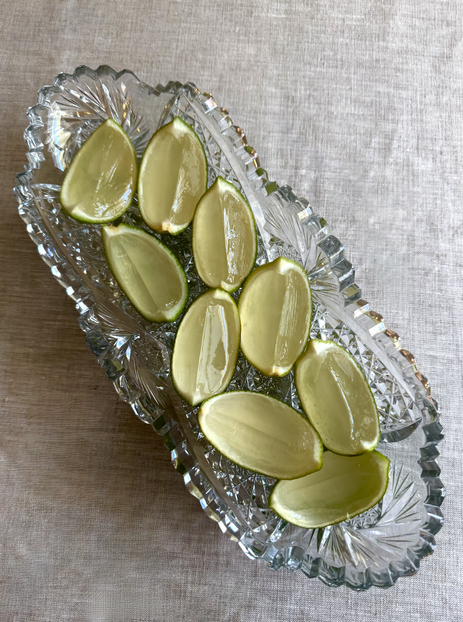 Brown Butter Fat-Washed, Green Apple, Daiquiri Jello Shots