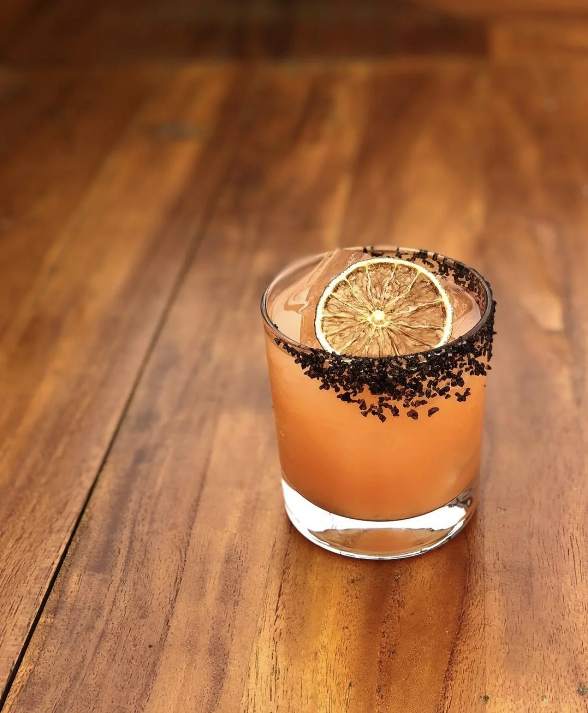 A Girl's Best Friend | Tequila, Campari, Orange Curacao, Mango, Lime, Chili