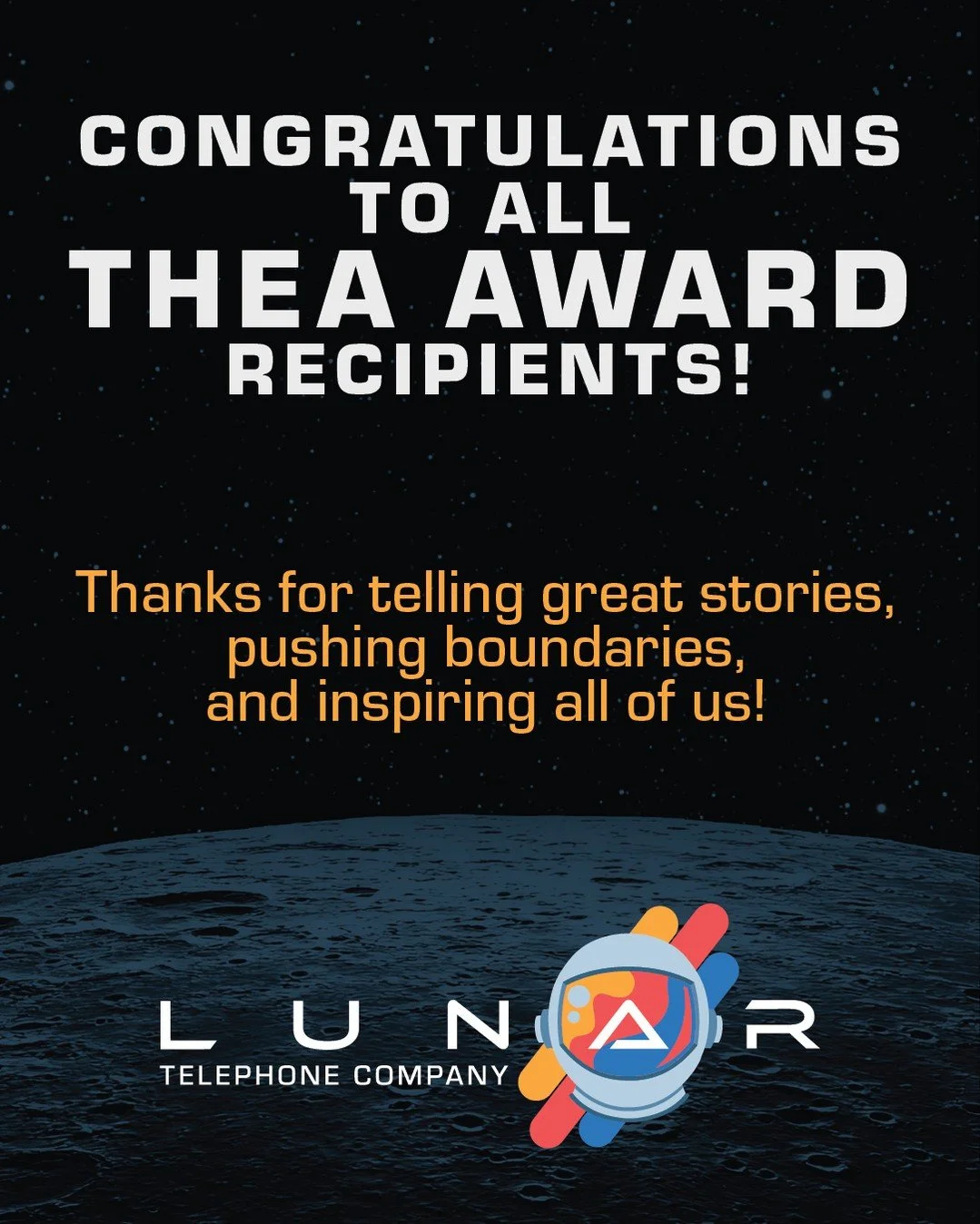 Congratulations to our friends and colleagues to be honored this evening at the #THEAAwards⁠
⁠
Thanks for creating incredible experiences!⁠
⁠
@tea_connect