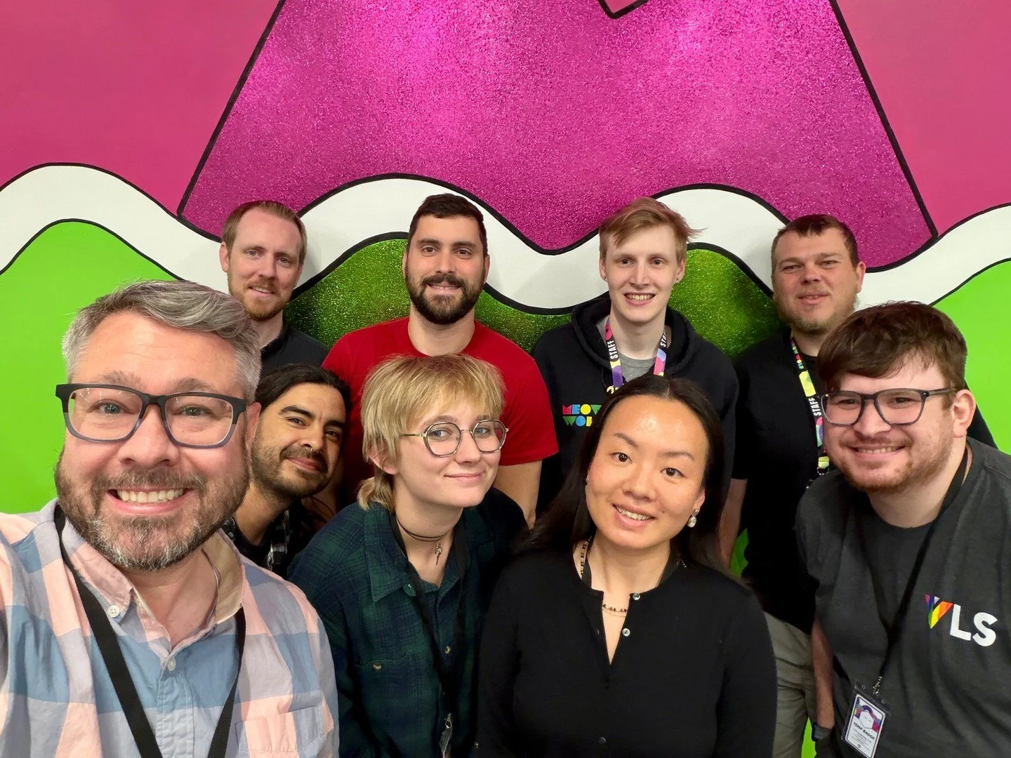 We're at #OmegaMart with our friends from @vincent.ltg!⁠
Working alongside the in-house team at @omegamartusa plus the #ShowControl and #Networking teams from the @meow__wolf HQ in Santa Fe, we're helping to upgrade the lighting control system.⁠
⁠
If