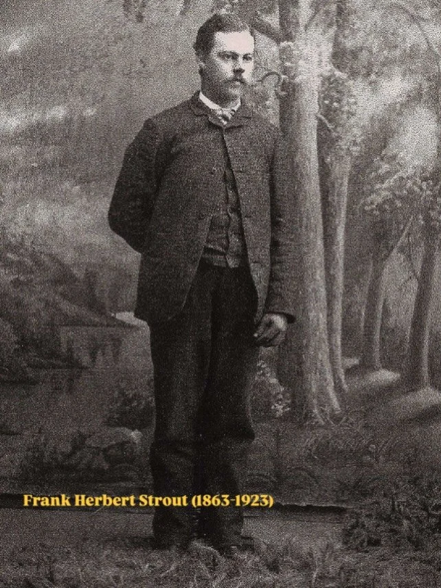 Frank Herbert Strout (1863-1923) moved from MA in the 1890s to manage a flour mill in drought-ridden Nebraska ⚓️
Join our mailing list at Strouts.org! 🐋 
#strout #historicalphotos #nebraskahistory